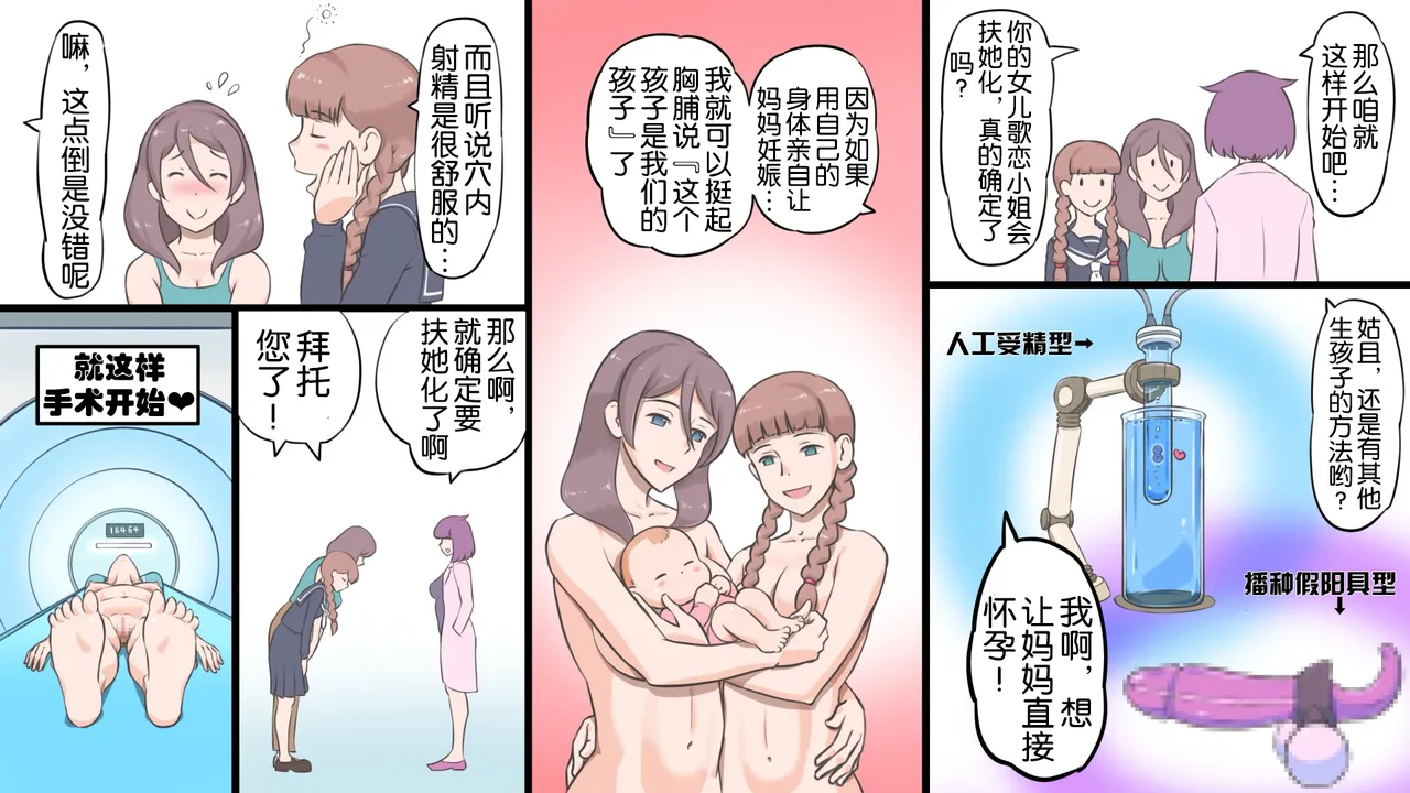 Futanari Syndrome ~Mama to Musume Kozukuri Kyoushitsu - Strona 7