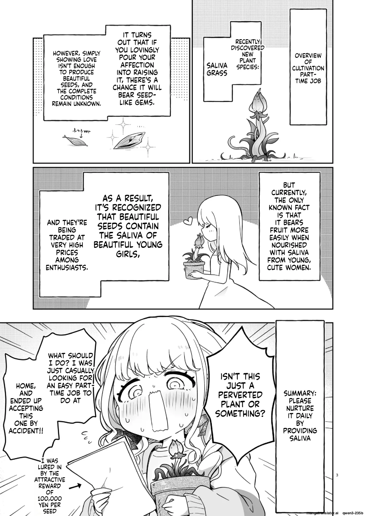 Daeki de Seichou suru Shokushu Shokubutsu o Sodateru Beit - Strona 2