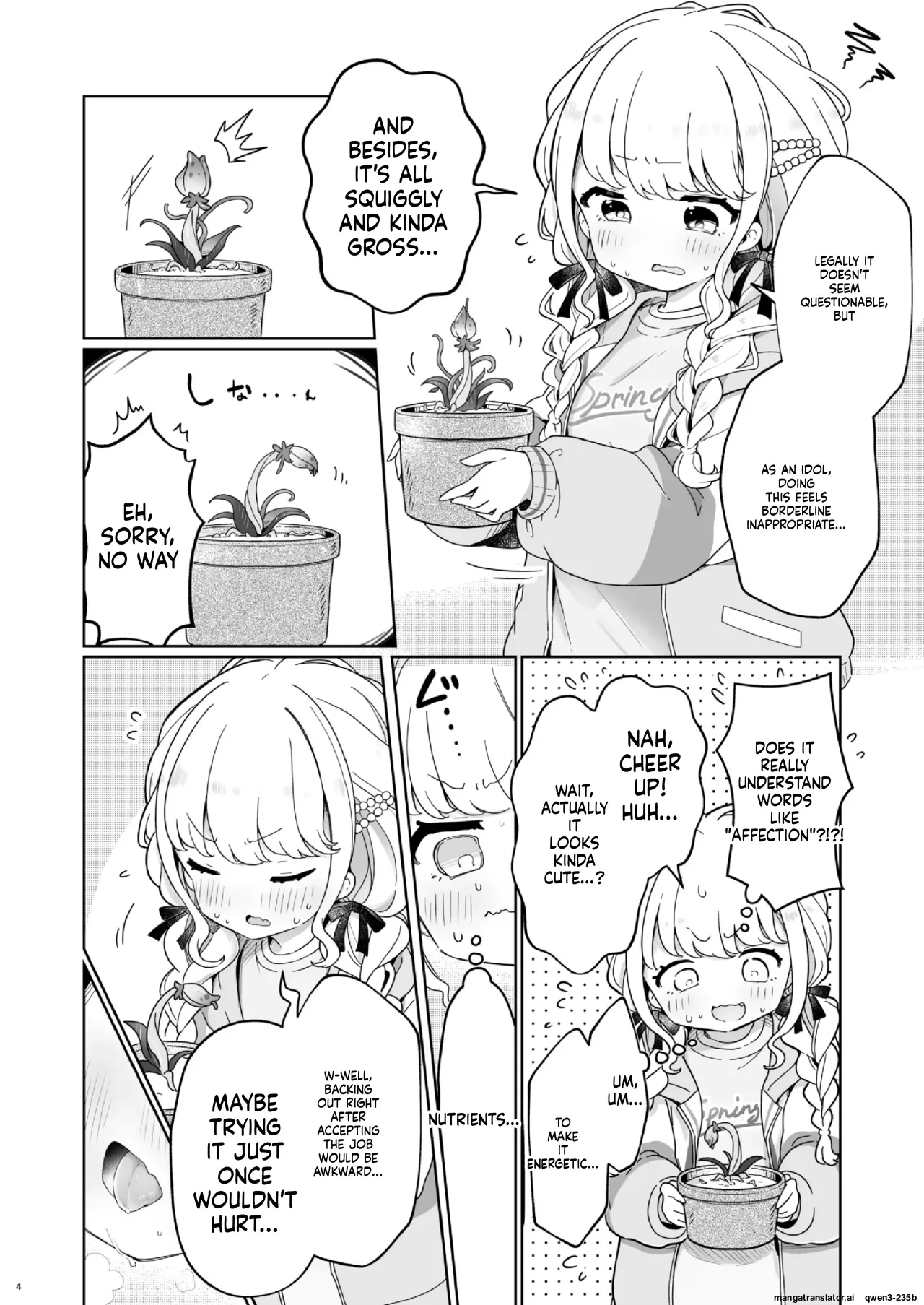 Daeki de Seichou suru Shokushu Shokubutsu o Sodateru Beit - Strona 3