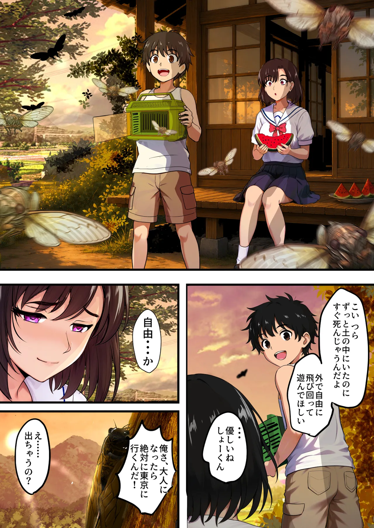 Utsusemi no Uta ~Osananajimi no Hitozuma Okami to, Nen ni Ichido no Ouse~ - Página 8
