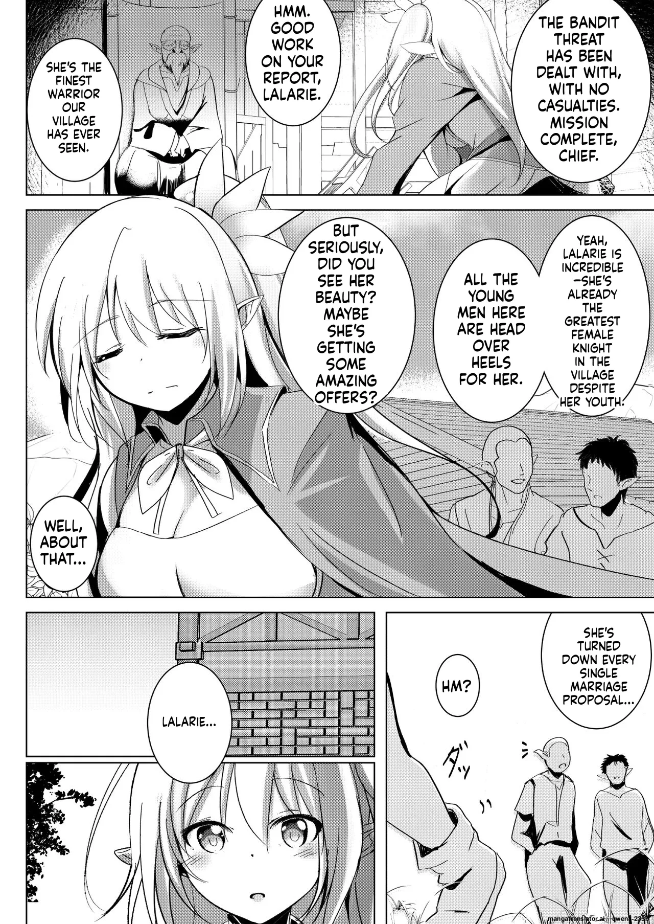 Elf Kishi Ryoujoku Boku ga Hitojichi Kanojo ga Dorei - Сторінка 4