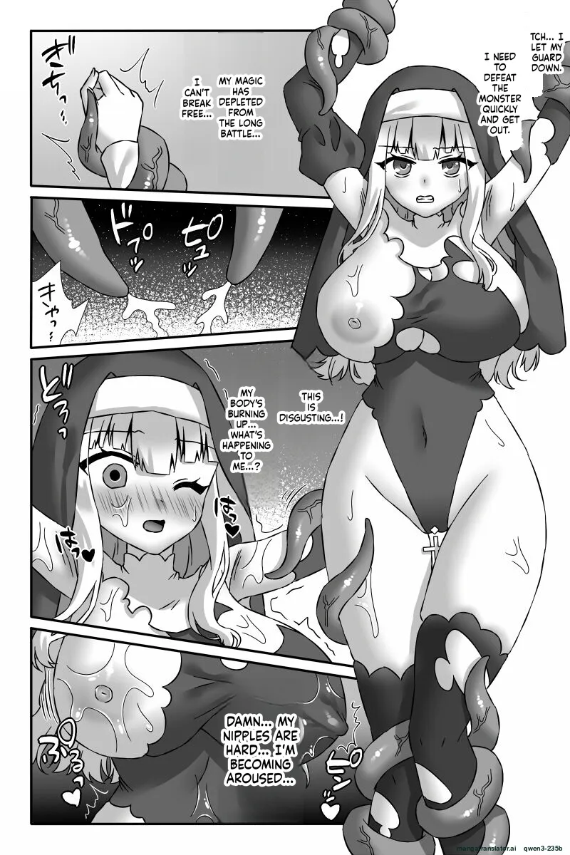 Sei Mahou Shoujo Monika ~Chichizeme Akuochi Shokushu Kan~ - Strona 4