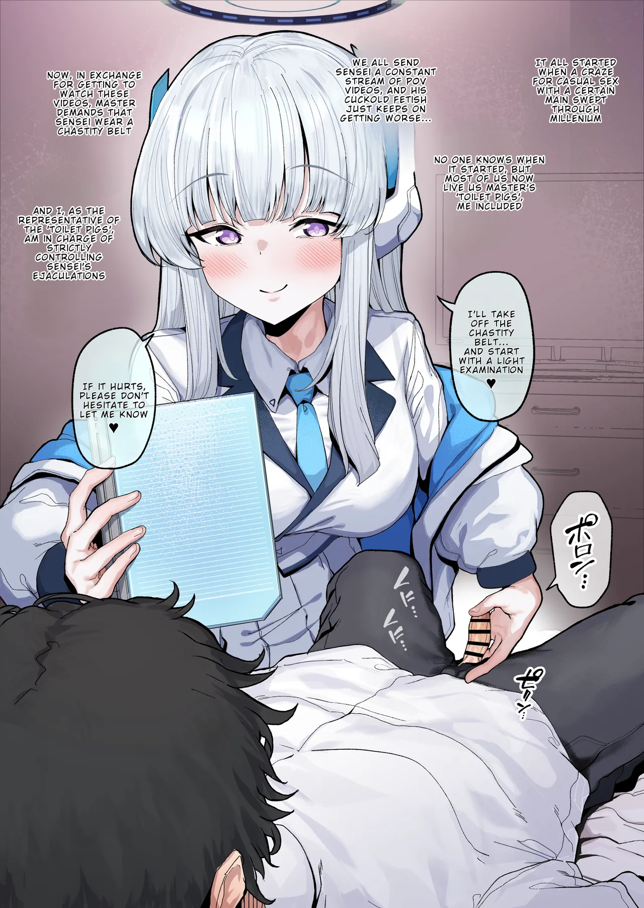Yuuka Hayase - POV Style Footage While Ushio Controls His Ejaculation With a Handjob - Страница 3