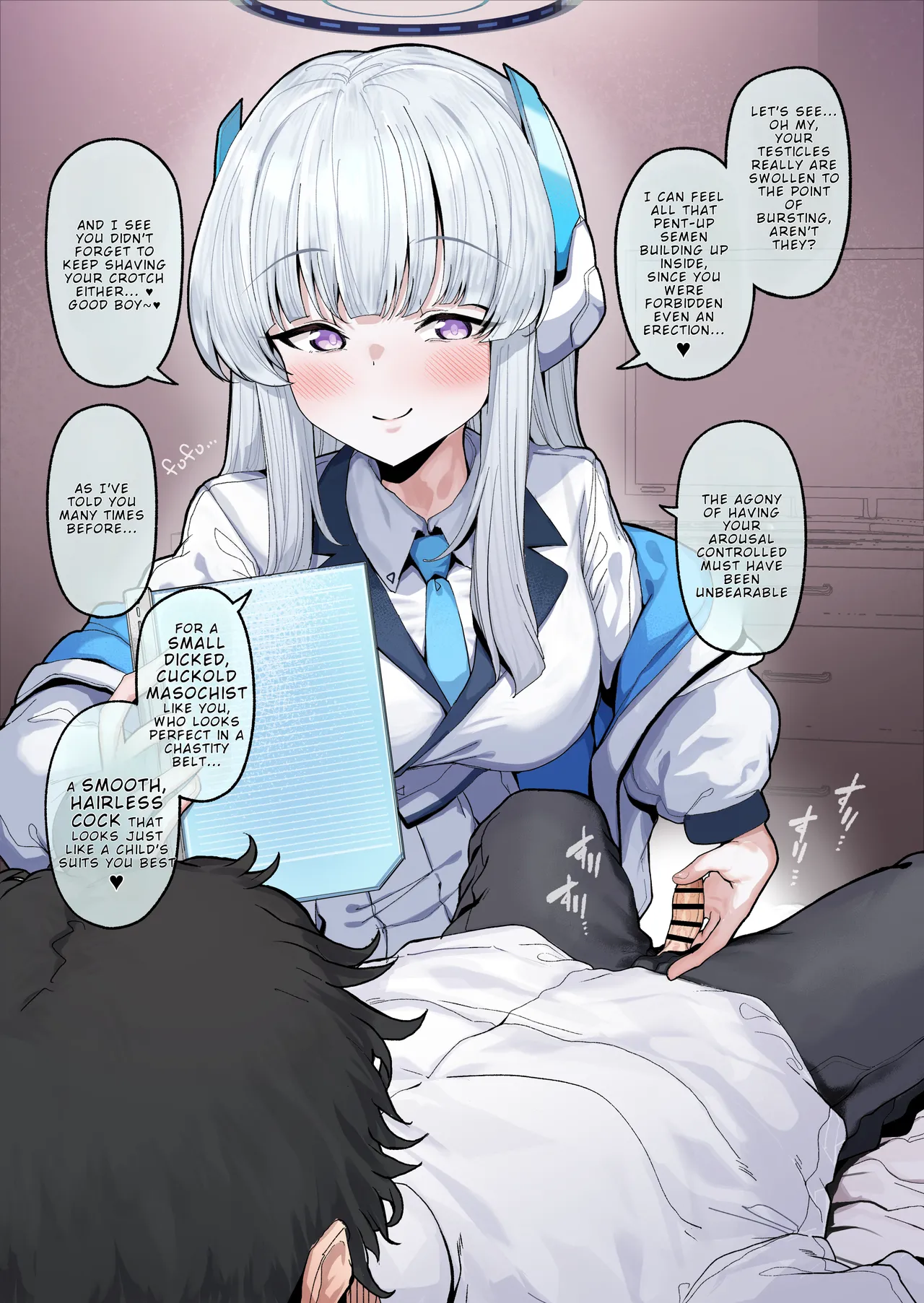 Yuuka Hayase - POV Style Footage While Ushio Controls His Ejaculation With a Handjob - Страница 4