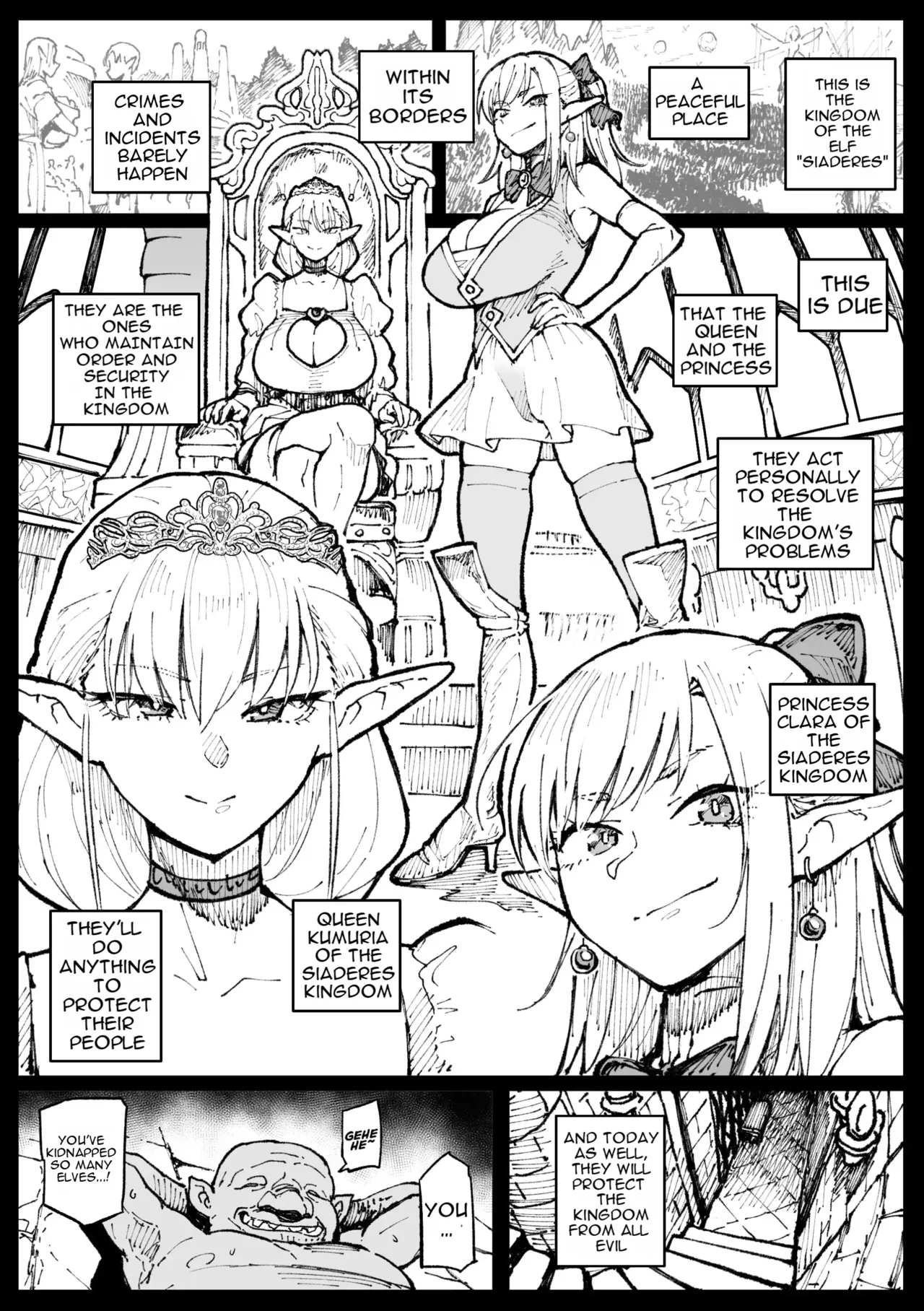 High Elf no Joou to Hime ga Seihanzaisha o Korashimeru-teki na Yatsu - Página 3