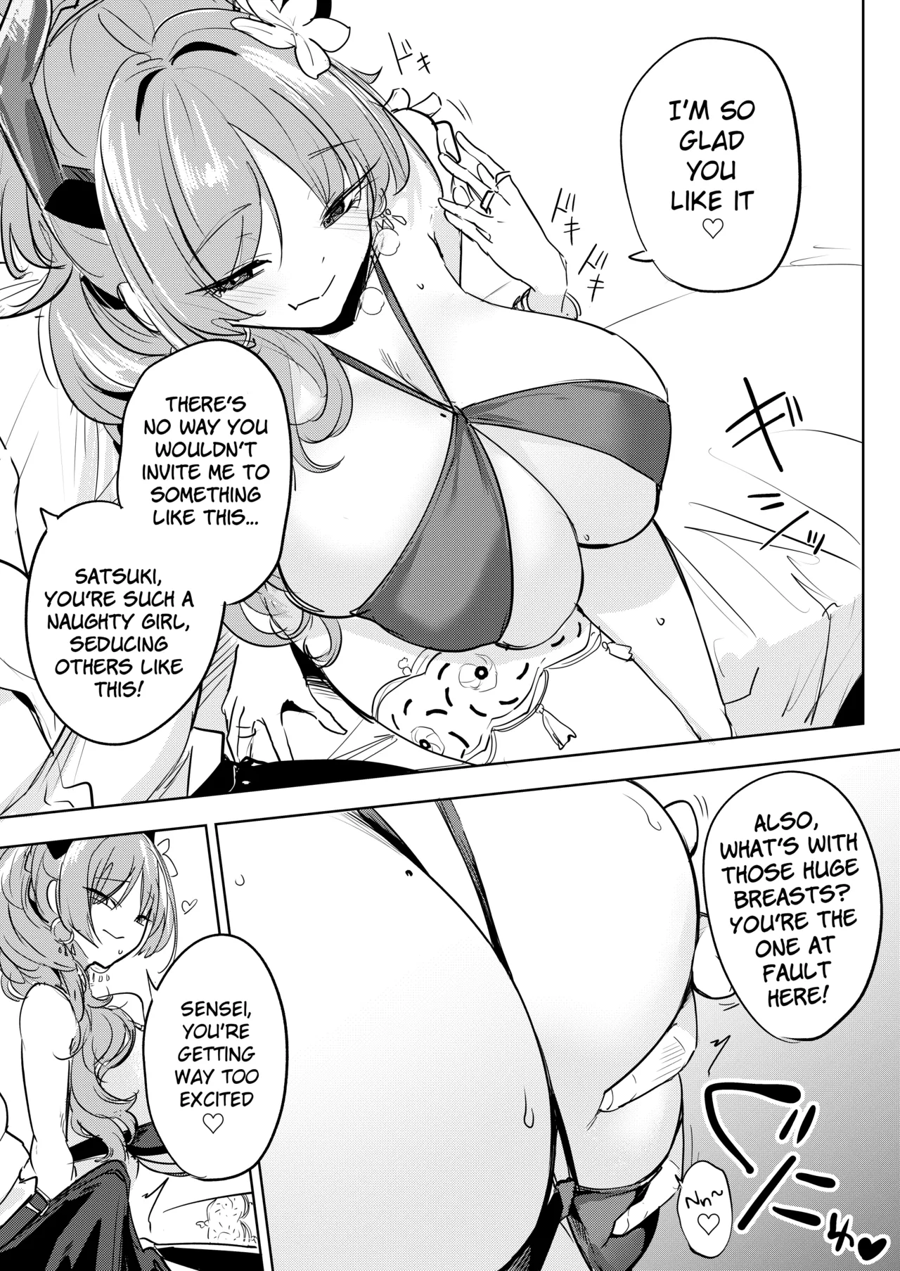 Satsuki no Mizugi ga Ecchi Sugiru no ga Warui | It's Your Fault for Wearing such a Sexy Swimsuit, Satsuki! - صفحة 4