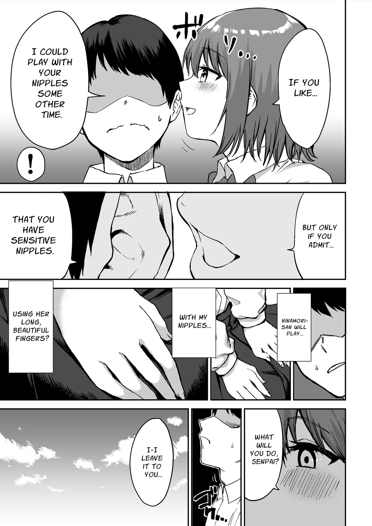 Kouhai-chan no Ijiwaru Chikubi Zeme | Fiendish Nipple Teasing - صفحة 8