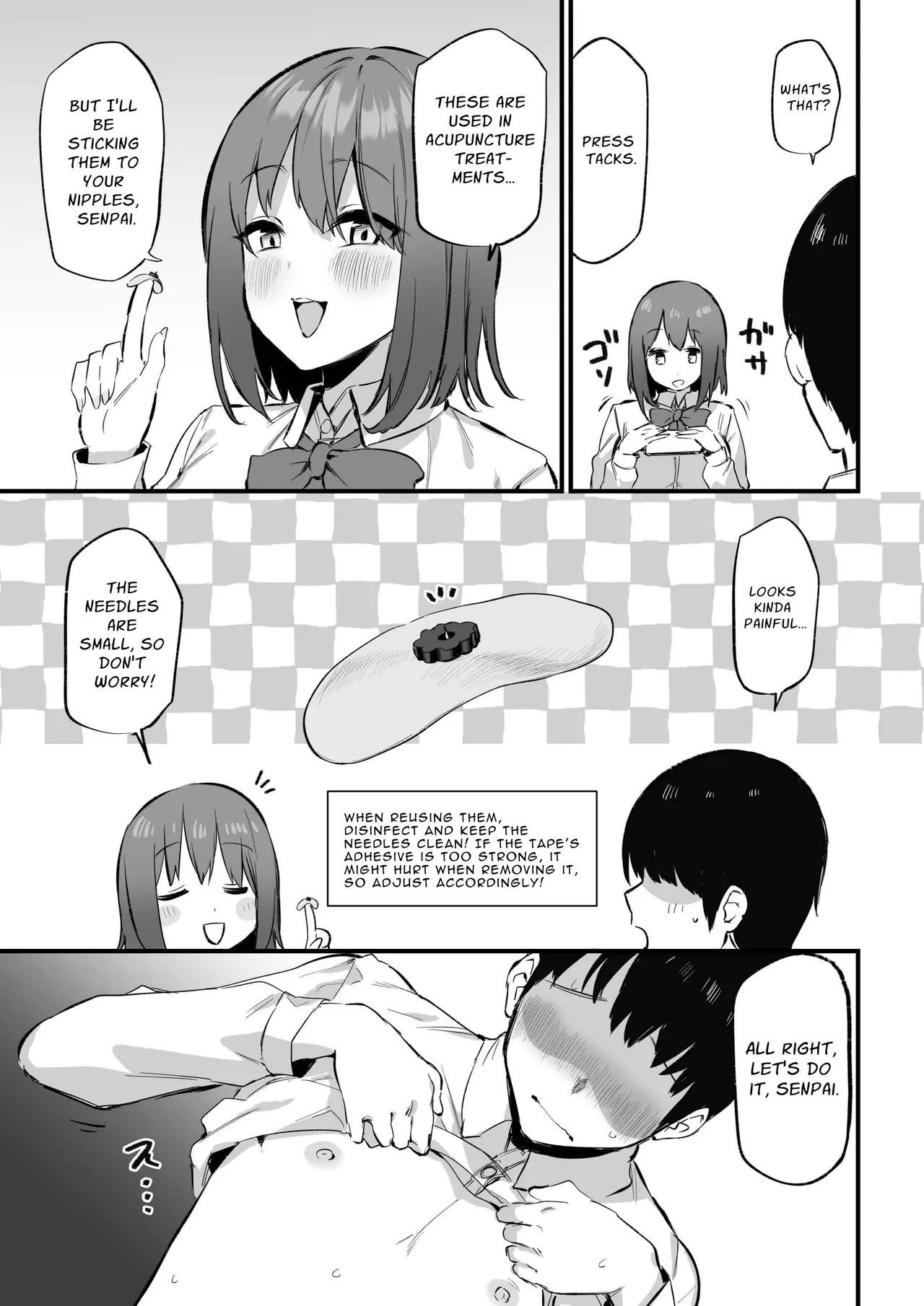 Kouhai-chan no Ijiwaru Chikubi Zeme 3 | Fiendish Nipple Teasing 3 - صفحة 6