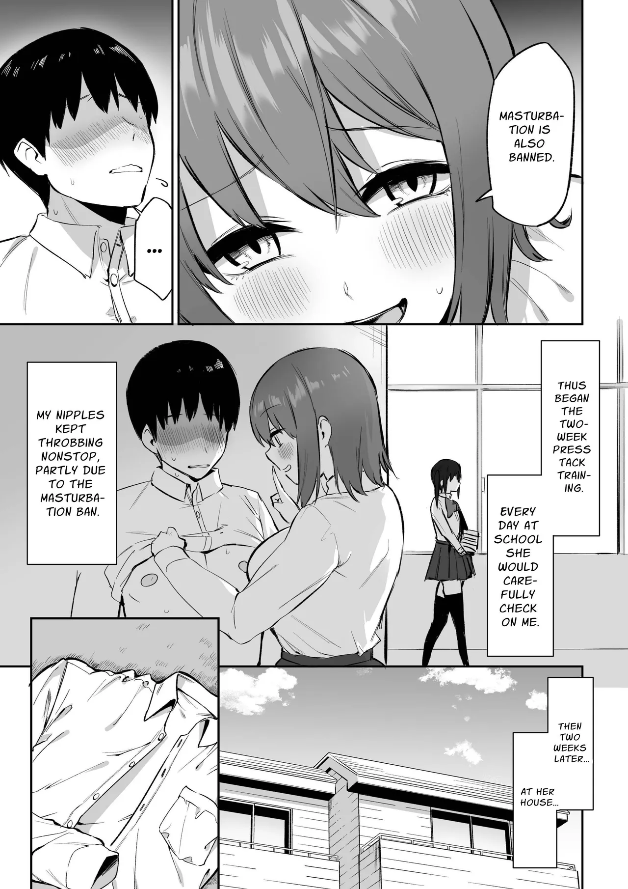 Kouhai-chan no Ijiwaru Chikubi Zeme 3 | Fiendish Nipple Teasing 3 - صفحة 8