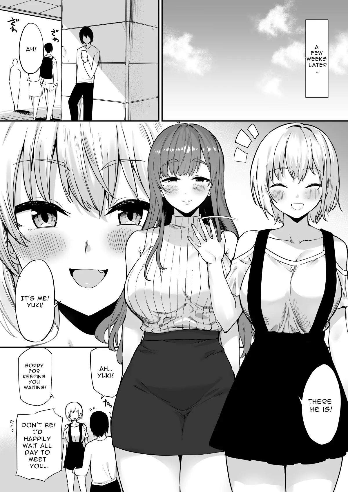Ecchi na Shimai no Double Chikubi Seme Kairaku | Erotic Sisters Double Nipple Teasing Pleasure - পৃষ্ঠা 4