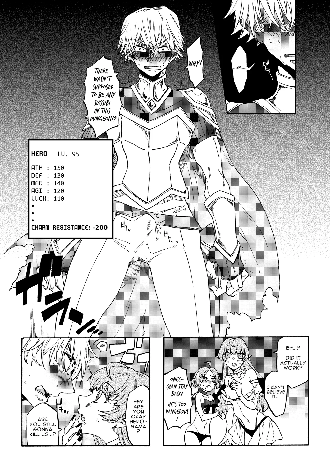 Saikyou Yuusha ga Zako Succubus Shimai no Seieki Server ni naru Hanashi! | The Story of the Strongest Hero Becoming a Semen Dispenser for Small-Fry Succubus Sisters! - Página 7