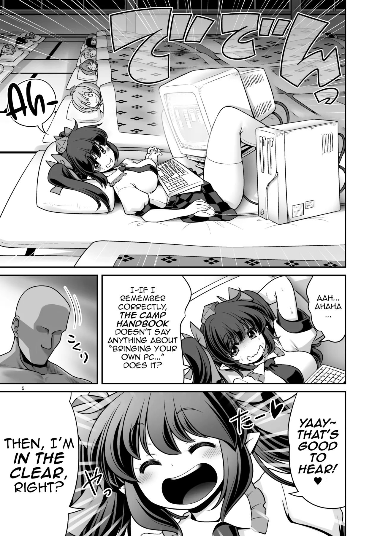 Tengu Gasshuku no Shoutou Jikan-go no Rule! Ihansha wa Dare darou to Ecchi Oshioki! | The Strict Rule of The Tengu Training-Camp: Everyone Who Violated the Lights-Out Hour Will be Punished With Bareback Sex! - Strona 5