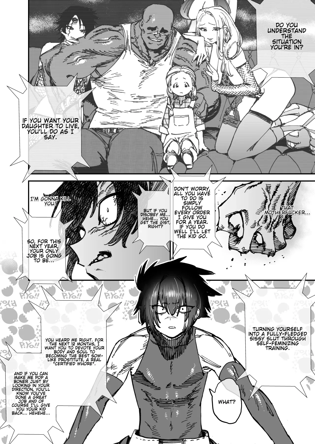 "Mesu Ochi" Sekai Saikyou no Koroshiya Self Mesu-ka Kaizou | The World's Strongest Assassin Self- Feminization - Страница 2