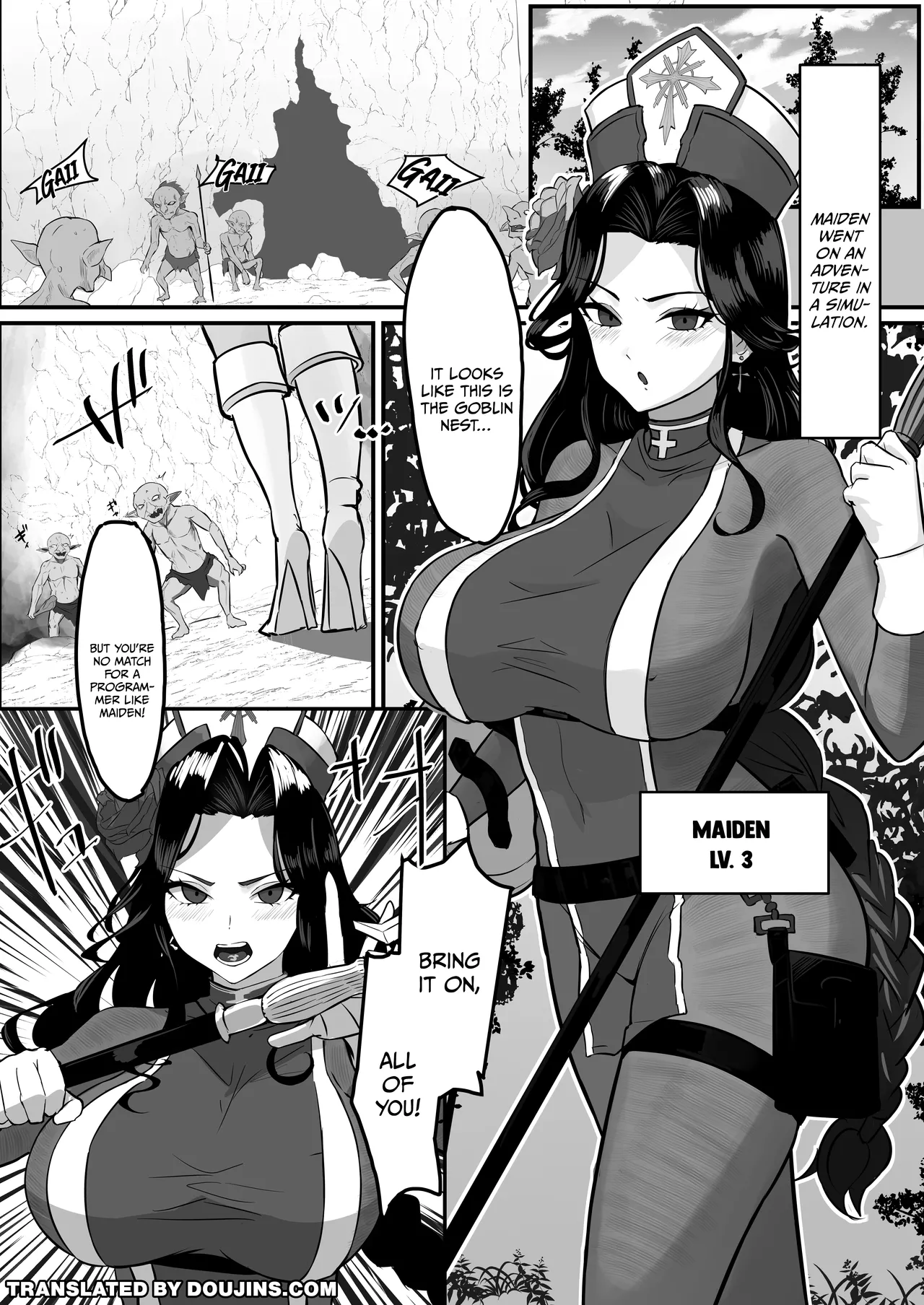 Onna Souryo Haiboku ~Maiden ga Goblin ni Ryoujoku Sareru Hanashi~ / The Fall Of The Priestess ~Story Where a Maiden Gets Assaulted By Goblins~ - صفحة 2
