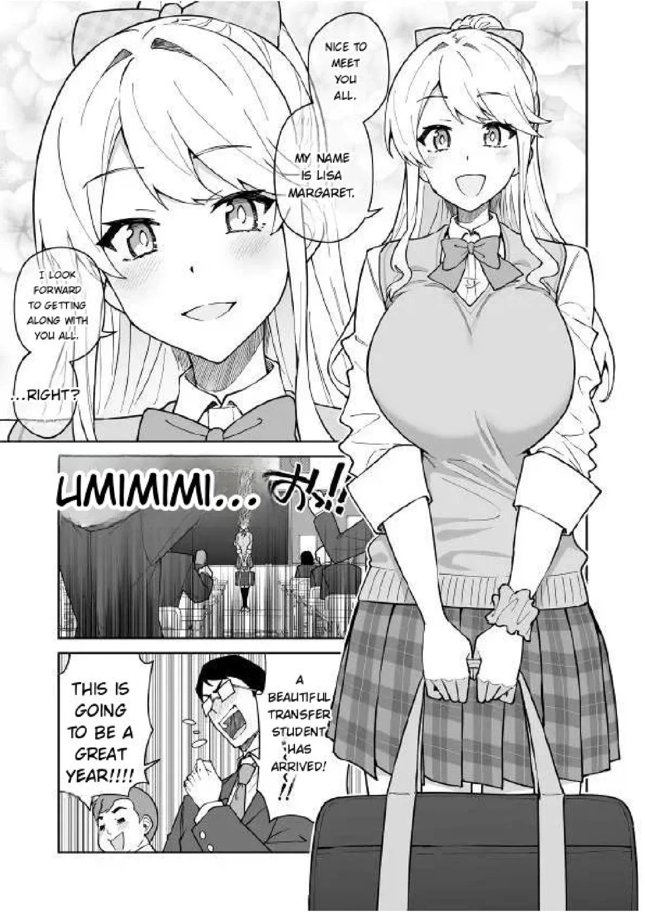 Cross My Heart ~Tsundere Fuuki Iin to Kinpatsu Bishoujo Ryuugakusei~ - Сторінка 8