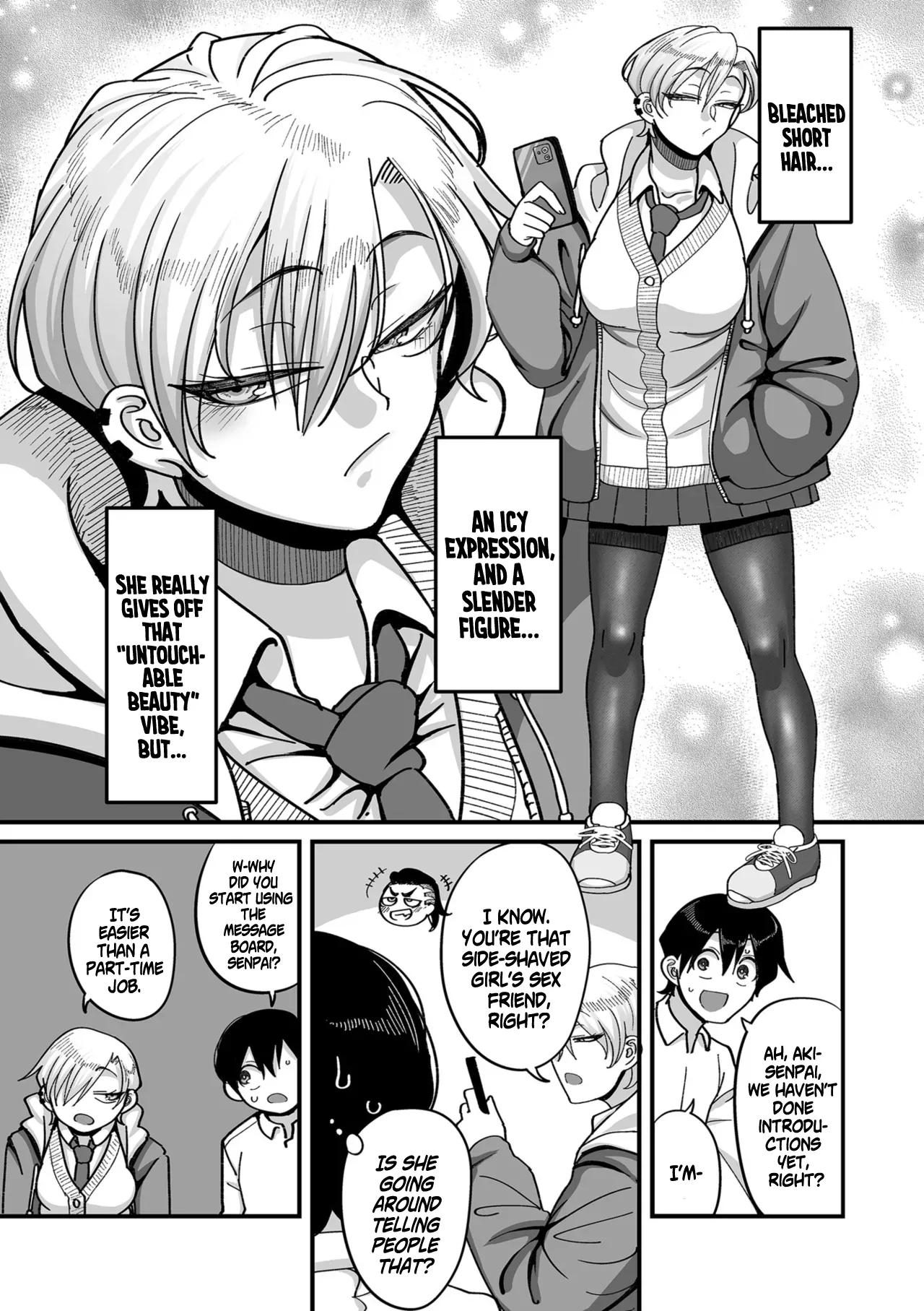 School Prostitution Journal (Comix) - Chapter 5: Expressionless Aki-senpai & Tanned, Thick-Eyebrowed Yanagi-senpai - صفحة 2