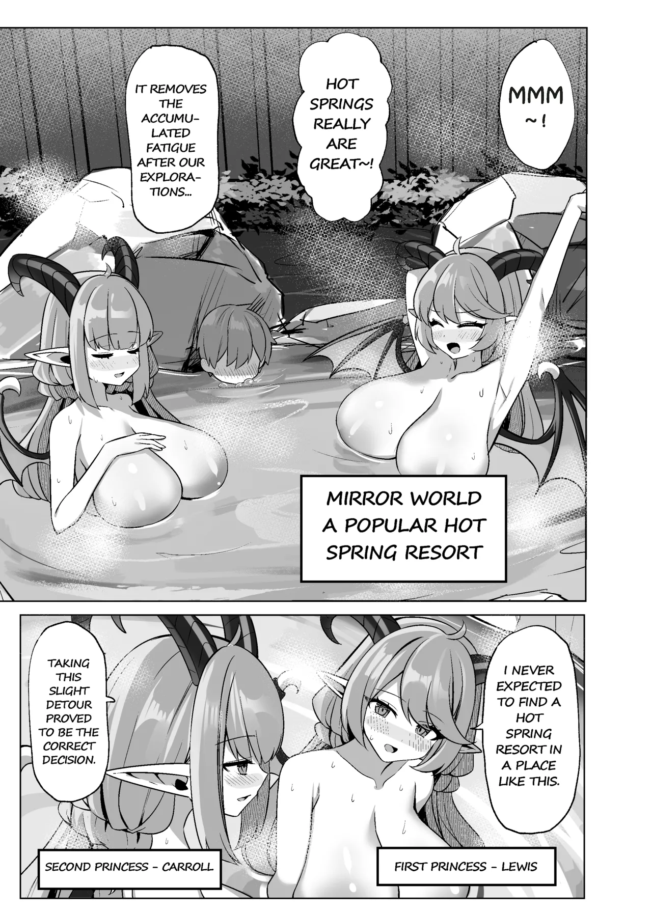 Taida-san ni Taberarechau | Eaten by Miss Sloth - Succubus in Wonderland Side - Страница 2