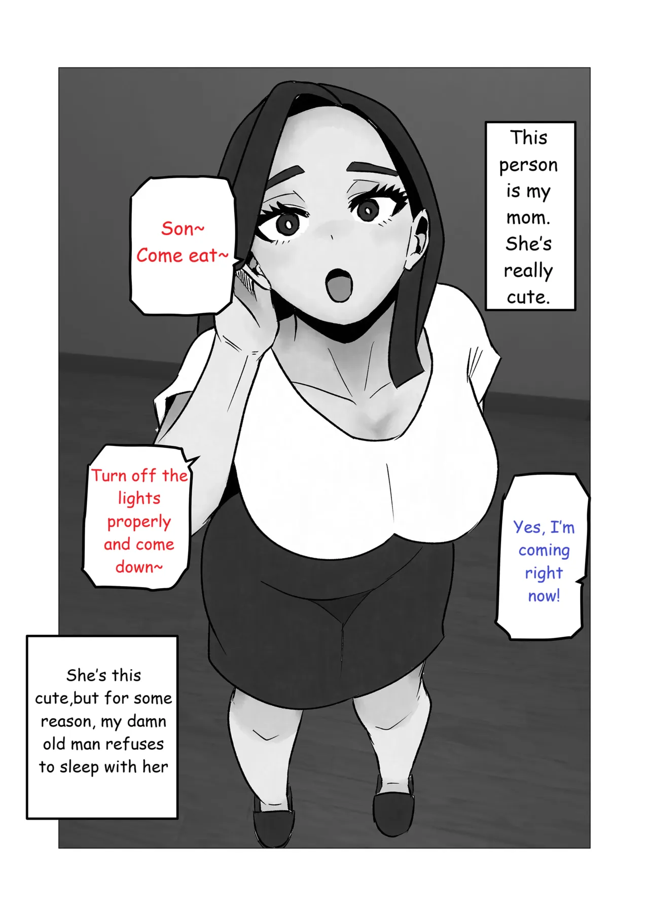 Sexless Kaa-san o Ore no Dekachin de Sukuitai - Page 3