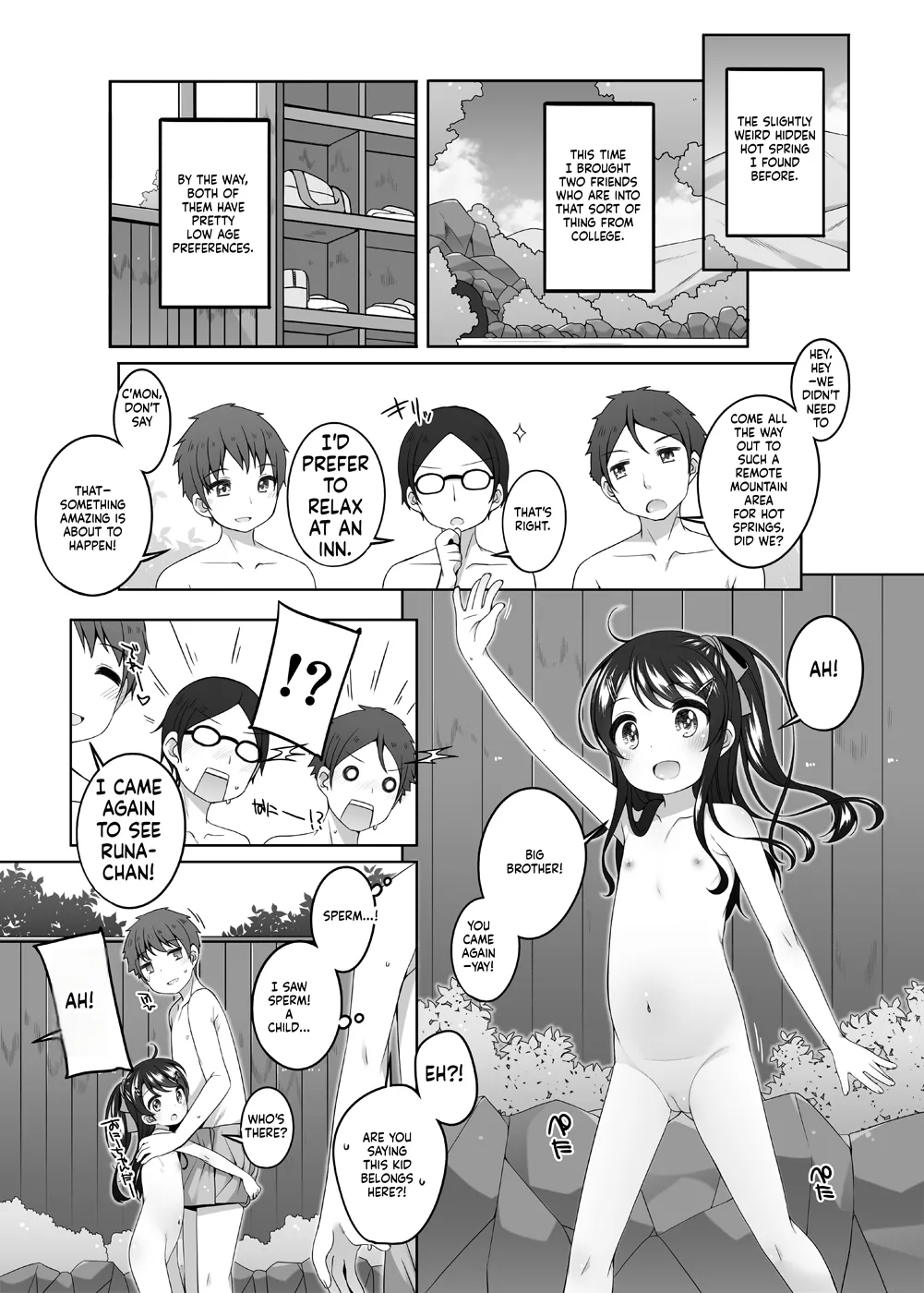 Kodomo Onsen - Yuna & Koharu & Eriko-chan-tachi no Baai - - Page 3