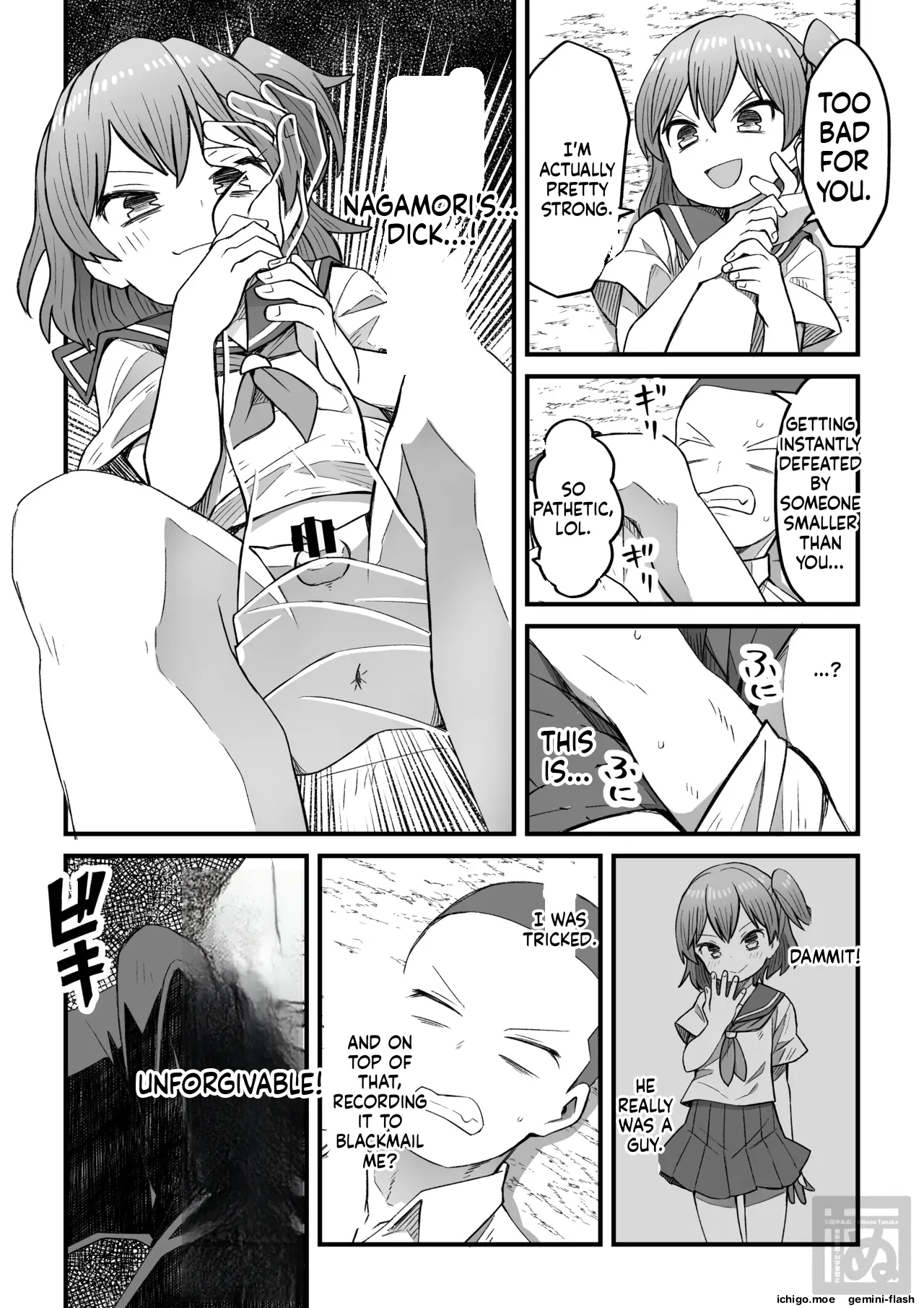 Namaiki na Otokonoko o Wakaraseru Hanashi Zenpen | A Story About Teaching a Sassy Cross-Dressing Boy a Lesson – Part 1 - Сторінка 4