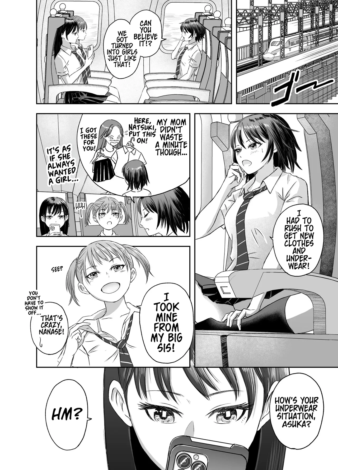 Shuugakuryokou Mae ni Joshikousei ni Natta Hanashi | How We Became Girls Before Our School Trip Ch. 1 - Сторінка 3