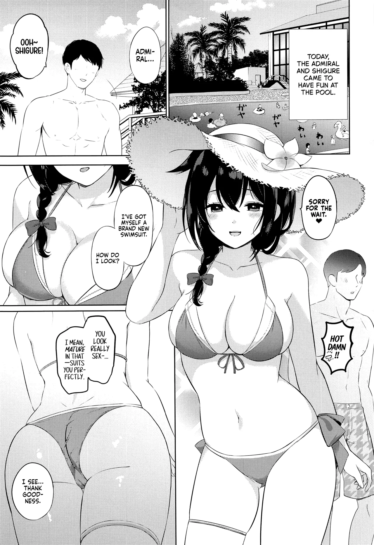 Shigure to Atsui Natsu｜Shigure and the Hot Summer - Seite 3