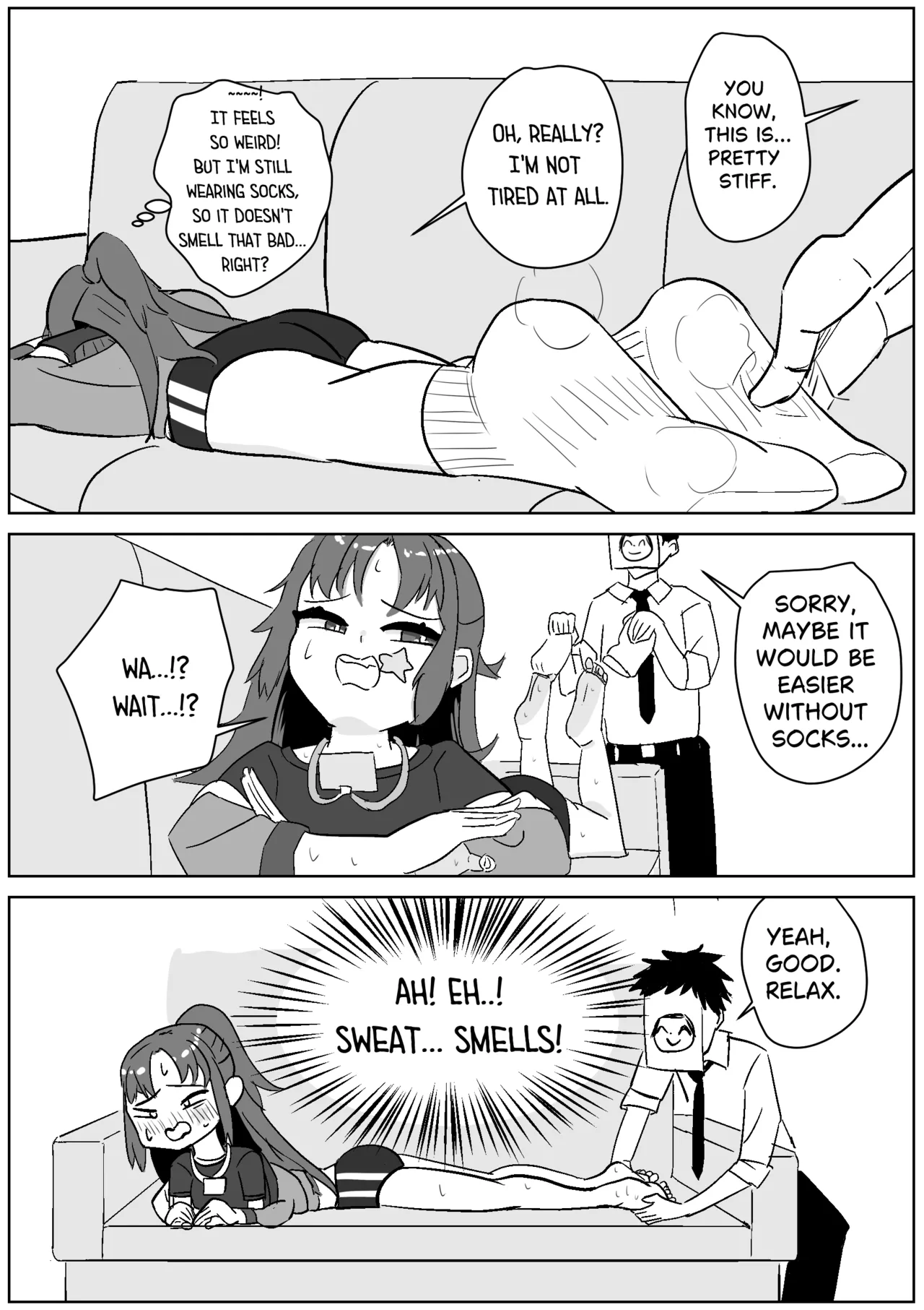 Foot Massage for (Sportswear) Yuuka - Page 2