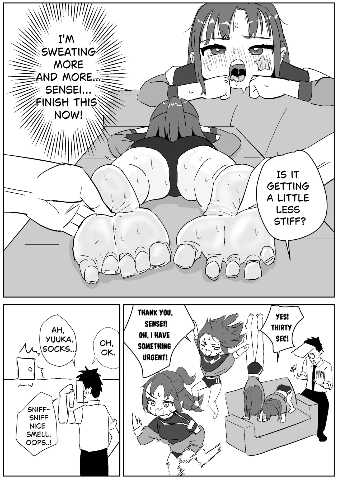 Foot Massage for (Sportswear) Yuuka - Page 3
