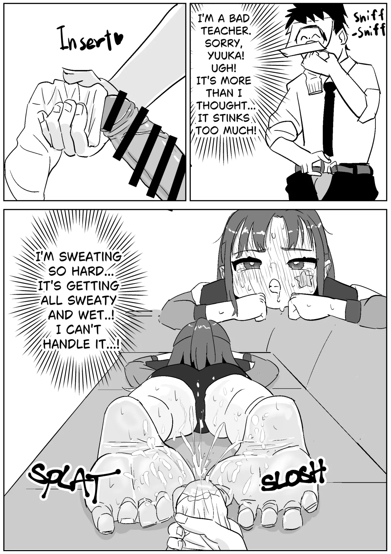 Foot Massage for (Sportswear) Yuuka - Page 4