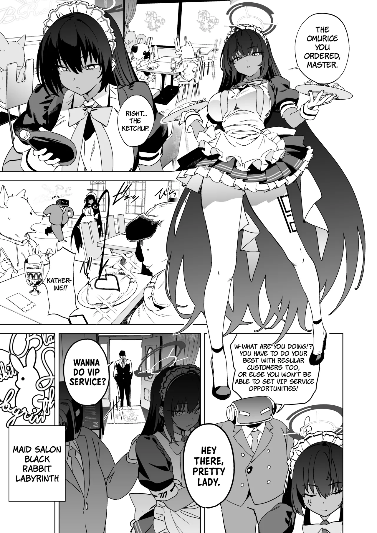 Shiri to Karin to Toumei Bunny | Karin's Ass In The Transparent Bunny Suit - 页 2