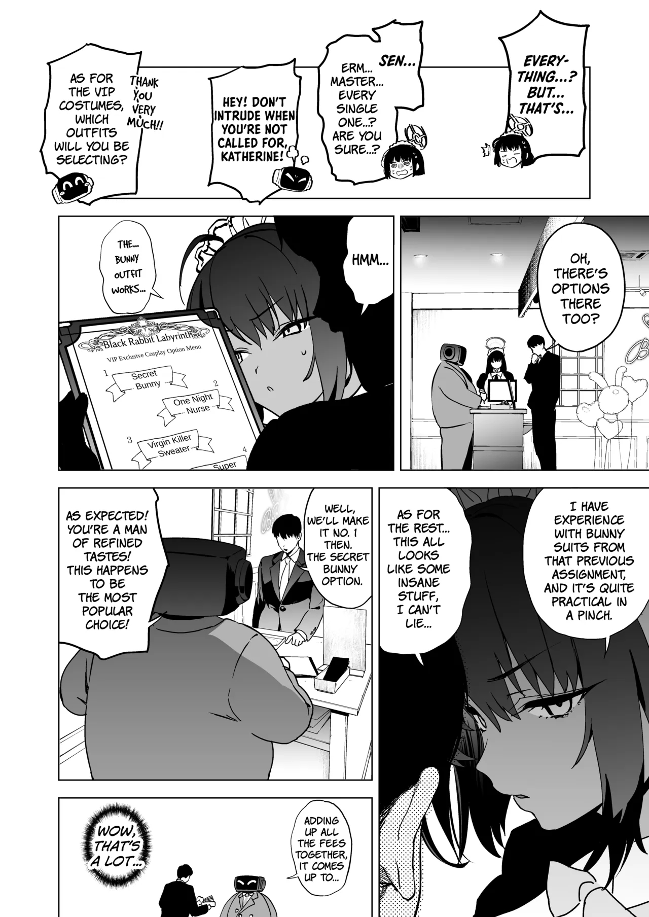 Shiri to Karin to Toumei Bunny | Karin's Ass In The Transparent Bunny Suit - 页 5