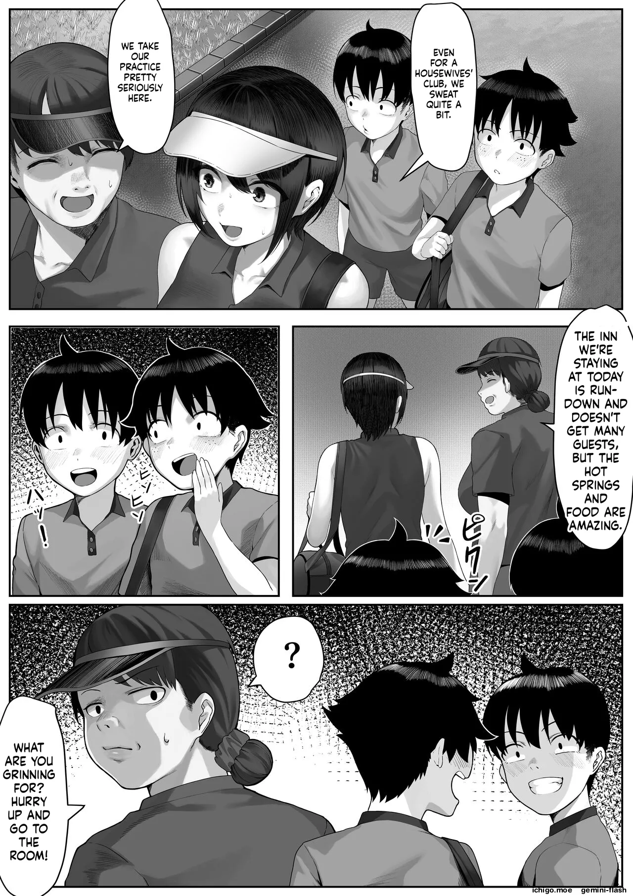 Mama-san Tennis Gasshuku ni Tsuiteitta Ero Kyoudai | Horny Brothers Tag Along on a Moms' Tennis Camp - পৃষ্ঠা 6