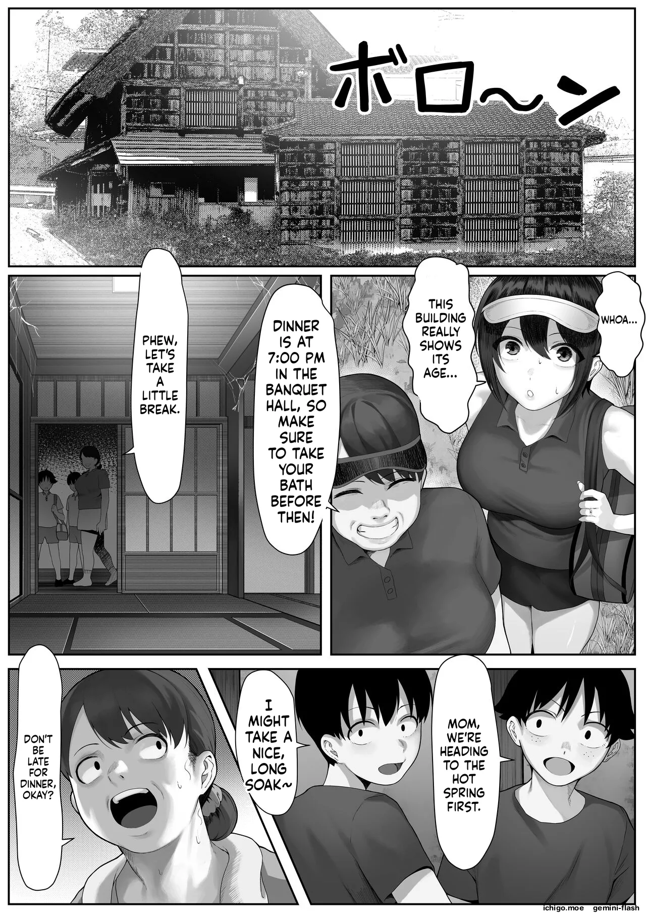 Mama-san Tennis Gasshuku ni Tsuiteitta Ero Kyoudai | Horny Brothers Tag Along on a Moms' Tennis Camp - পৃষ্ঠা 7