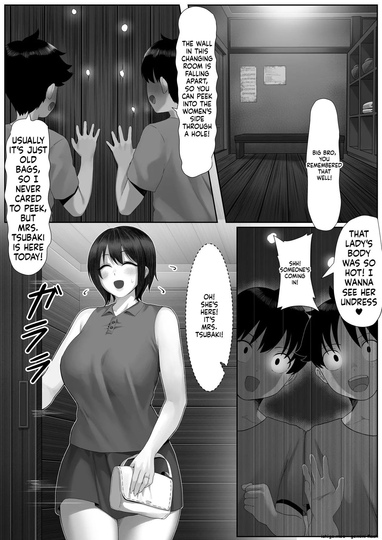 Mama-san Tennis Gasshuku ni Tsuiteitta Ero Kyoudai | Horny Brothers Tag Along on a Moms' Tennis Camp - পৃষ্ঠা 8