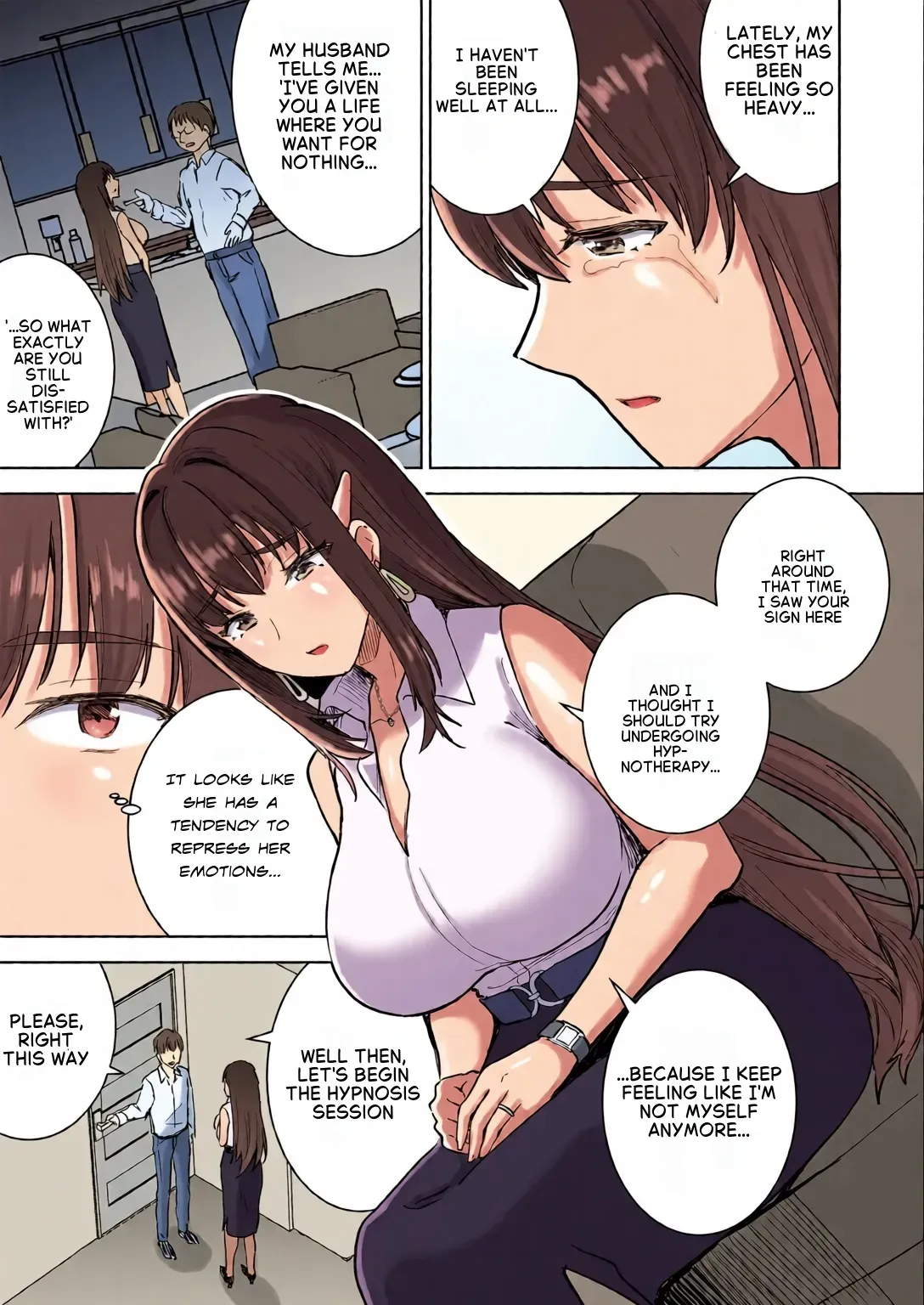 Seiso Celeb na Hitozuma no Honshou o Saimin de Mezame Sasete Mitara Hametsu Ganbou Mochi no Inran Bitch Datta | When I used hypnosis to awaken the true nature of a chaste, upper-class housewife...She turned out to be a self- destructive, slutty bitch - Сторінка 8