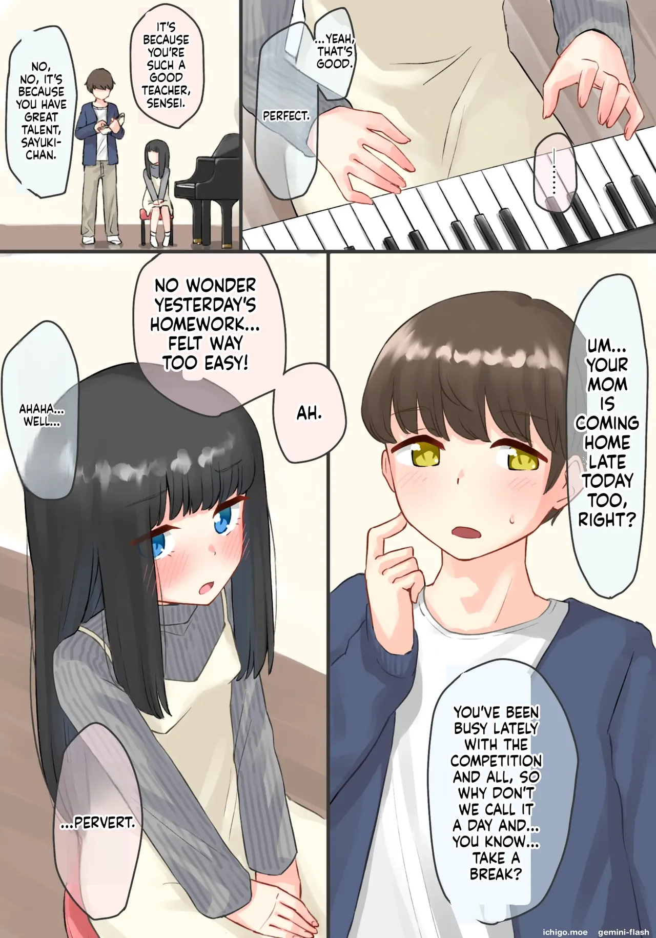 Piano Kyoushitsu no JS Kanojo x Swapping NTR Kanketsu-ban - Página 4