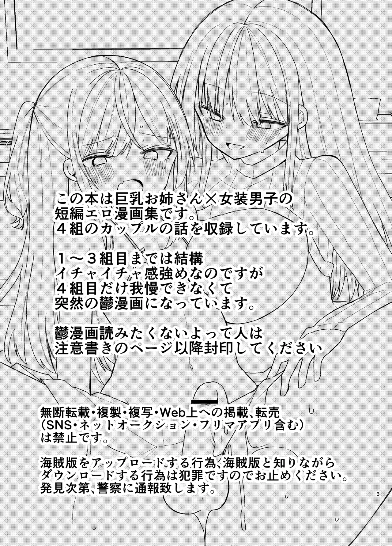 Onee-san ga Josou Danshi o Mechakucha ni suru Hon - Página 3