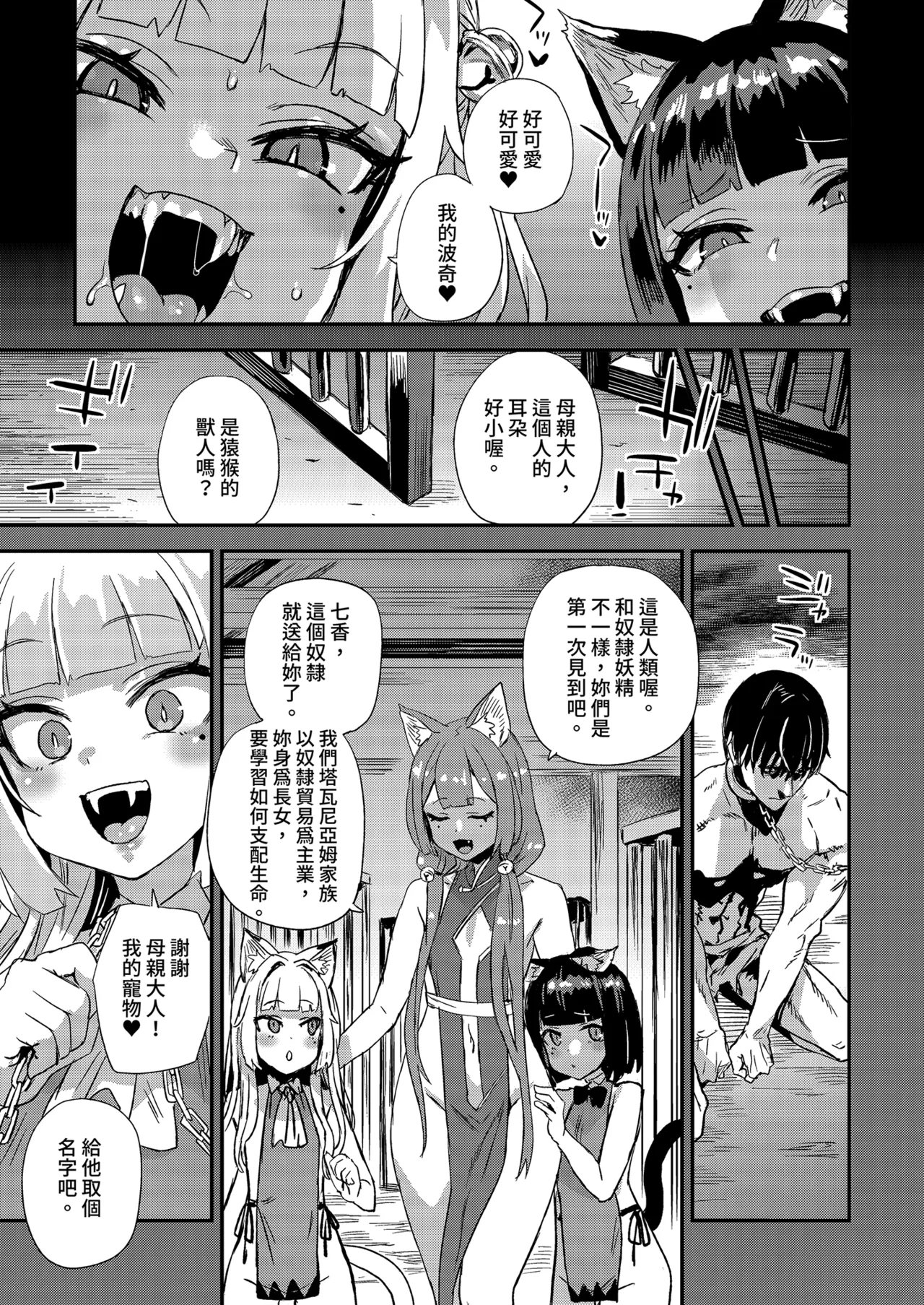 Nekozoku Musume wa Ningen o Kau. - CAT GIRLS KEEP A HUMAN | VictimGirls 飼養人類的貓娘。 - Pagina 7