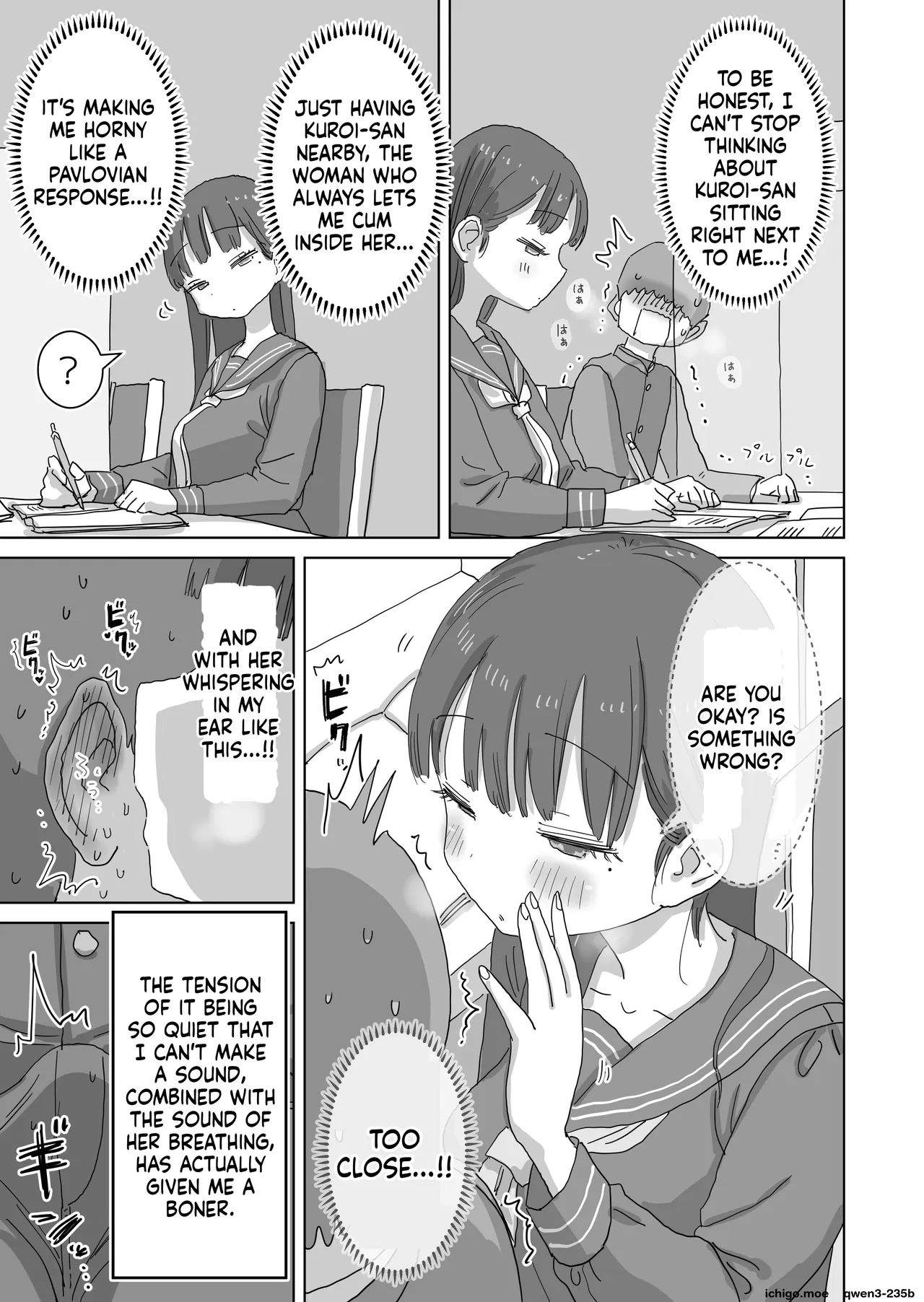 Toshokan demo Kossori Nakadashi sasete Kureru Classmate no Kuroi-san - Страница 7