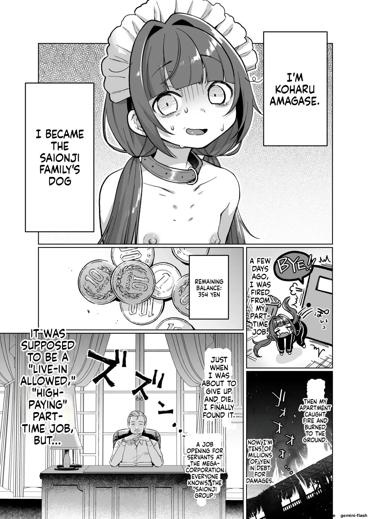 Oyashiki Wonderful Life ~ Maid Saiyou da to Omottara, Inu ni Saremashita ~ - Page 5