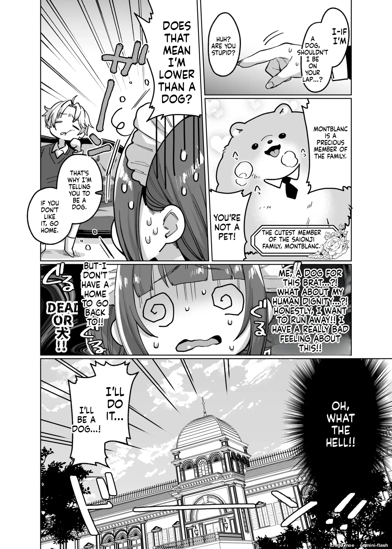 Oyashiki Wonderful Life ~ Maid Saiyou da to Omottara, Inu ni Saremashita ~ - Page 8