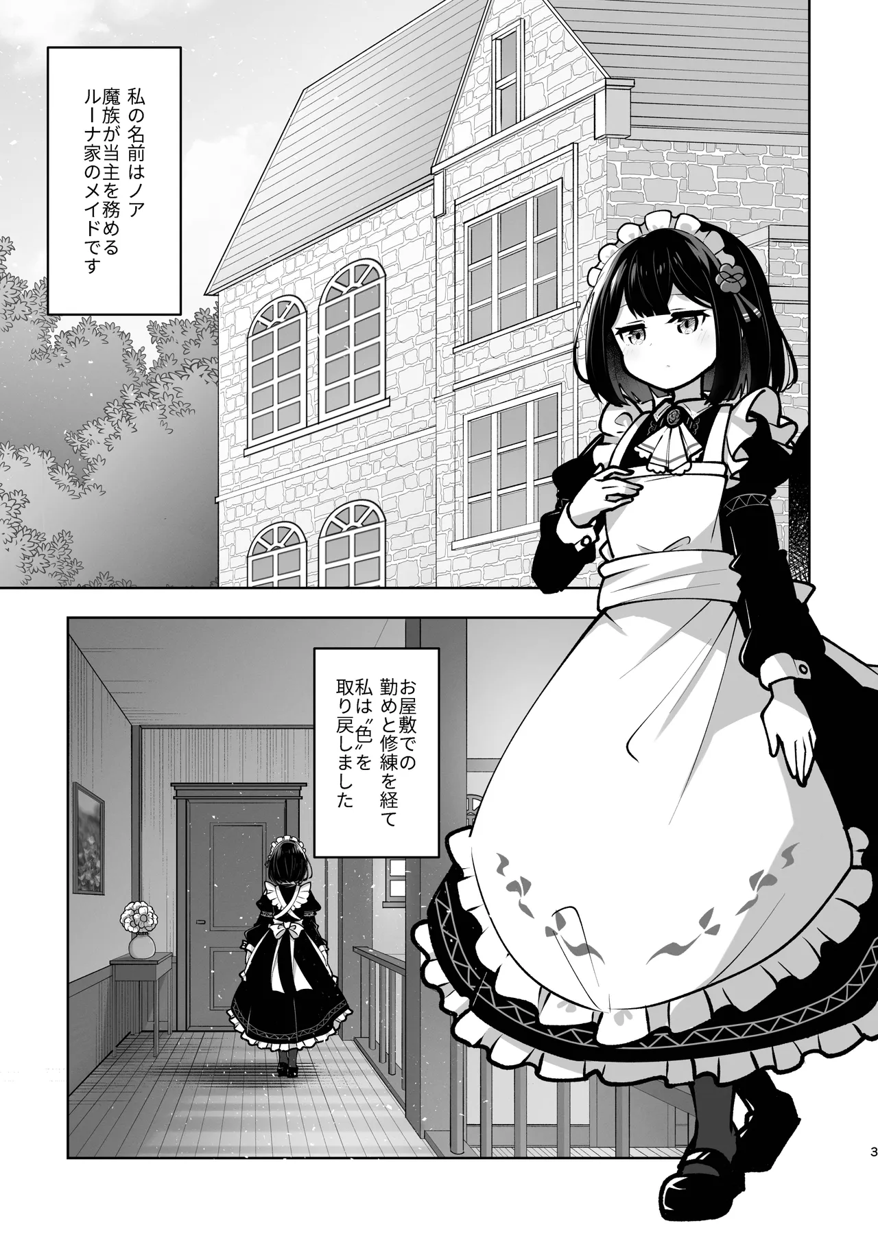 Mazoku Reijou to Maid-san - Toiki Kasanaru Irozuku Hi - Demon Lily and the Noir -Maid When Colors Bloom- - Page 3
