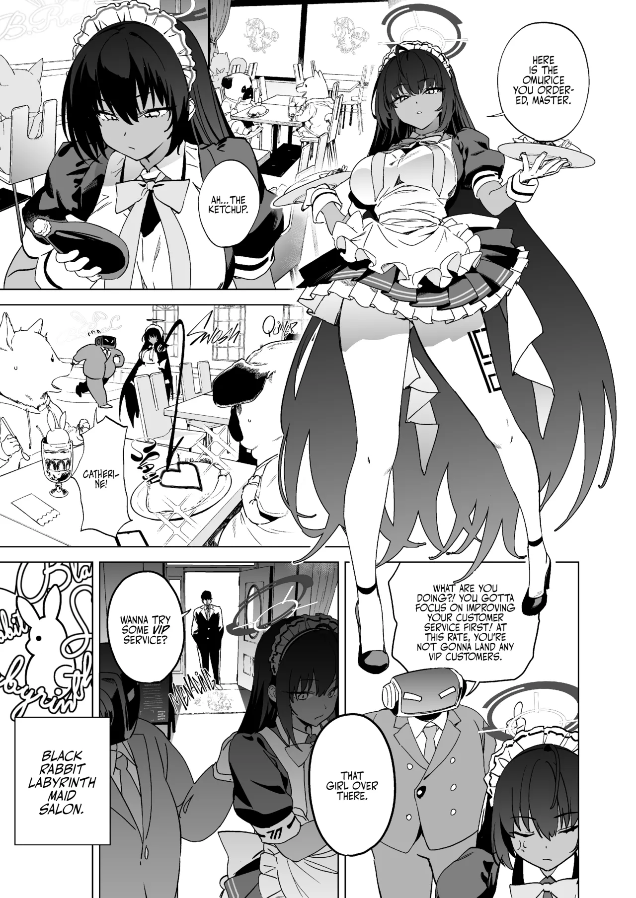 Shiri to Karin to Toumei Bunny | The Maid, The Butt, And The Limpid Bunny - Página 2
