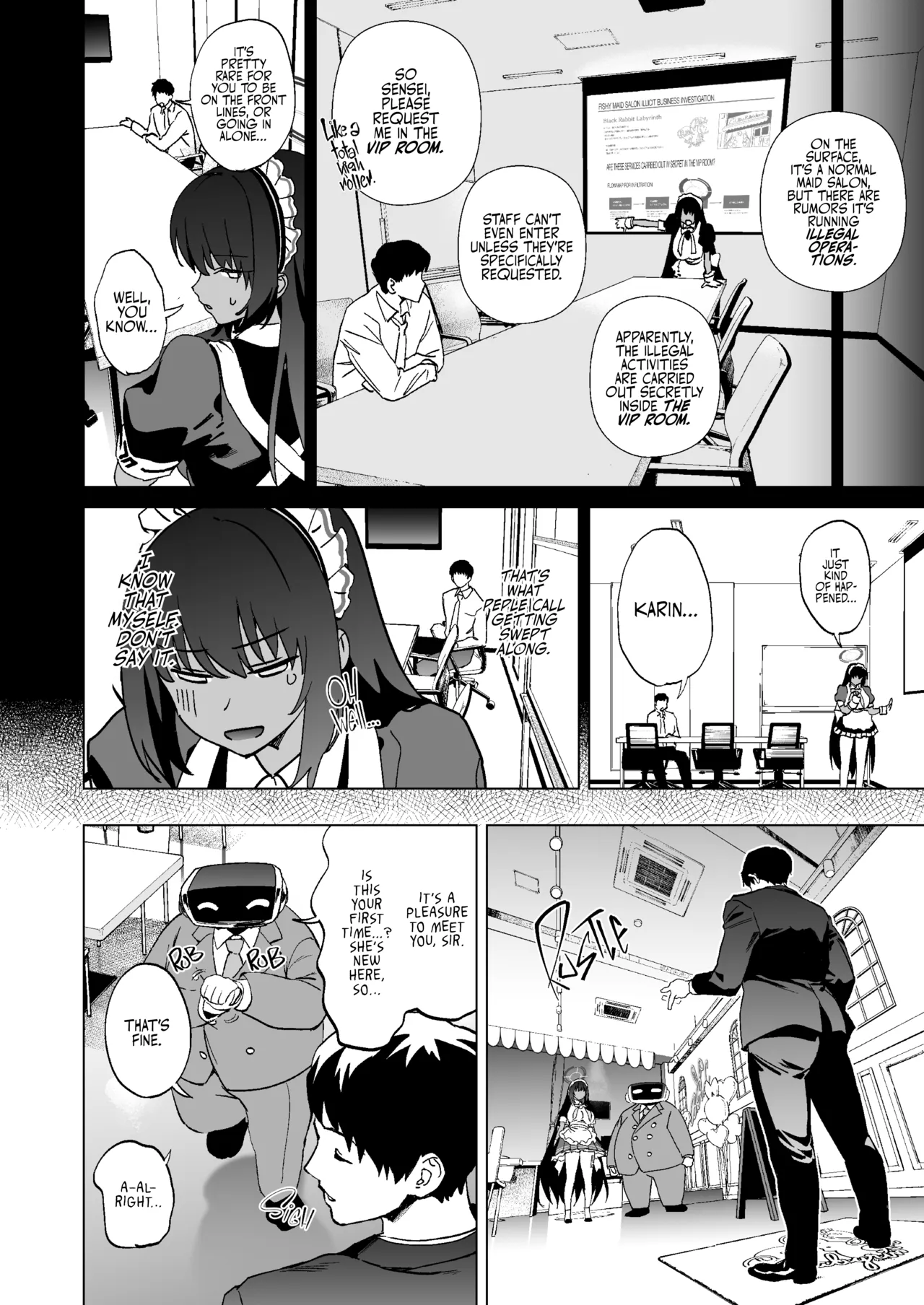 Shiri to Karin to Toumei Bunny | The Maid, The Butt, And The Limpid Bunny - Página 3
