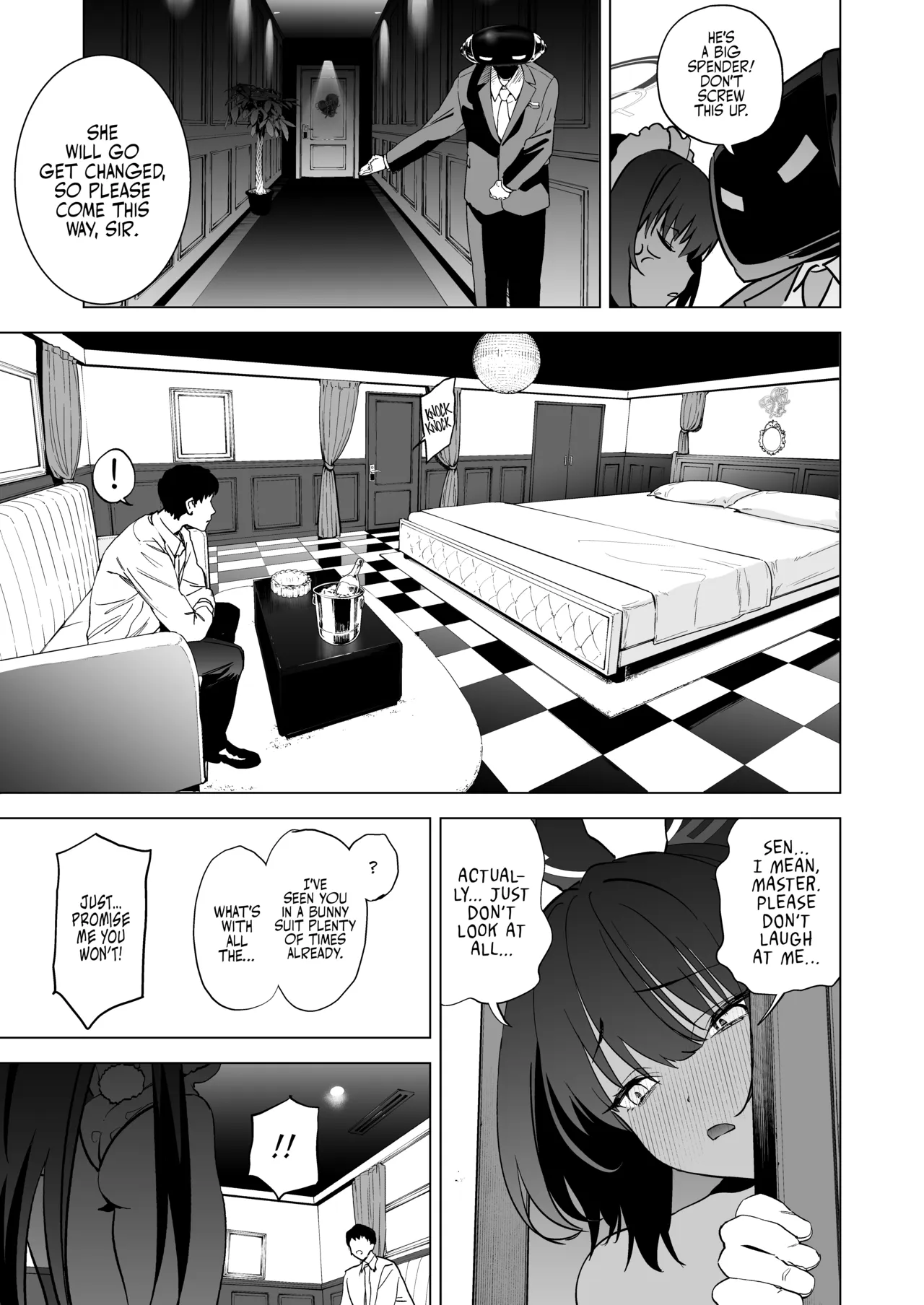 Shiri to Karin to Toumei Bunny | The Maid, The Butt, And The Limpid Bunny - Página 6