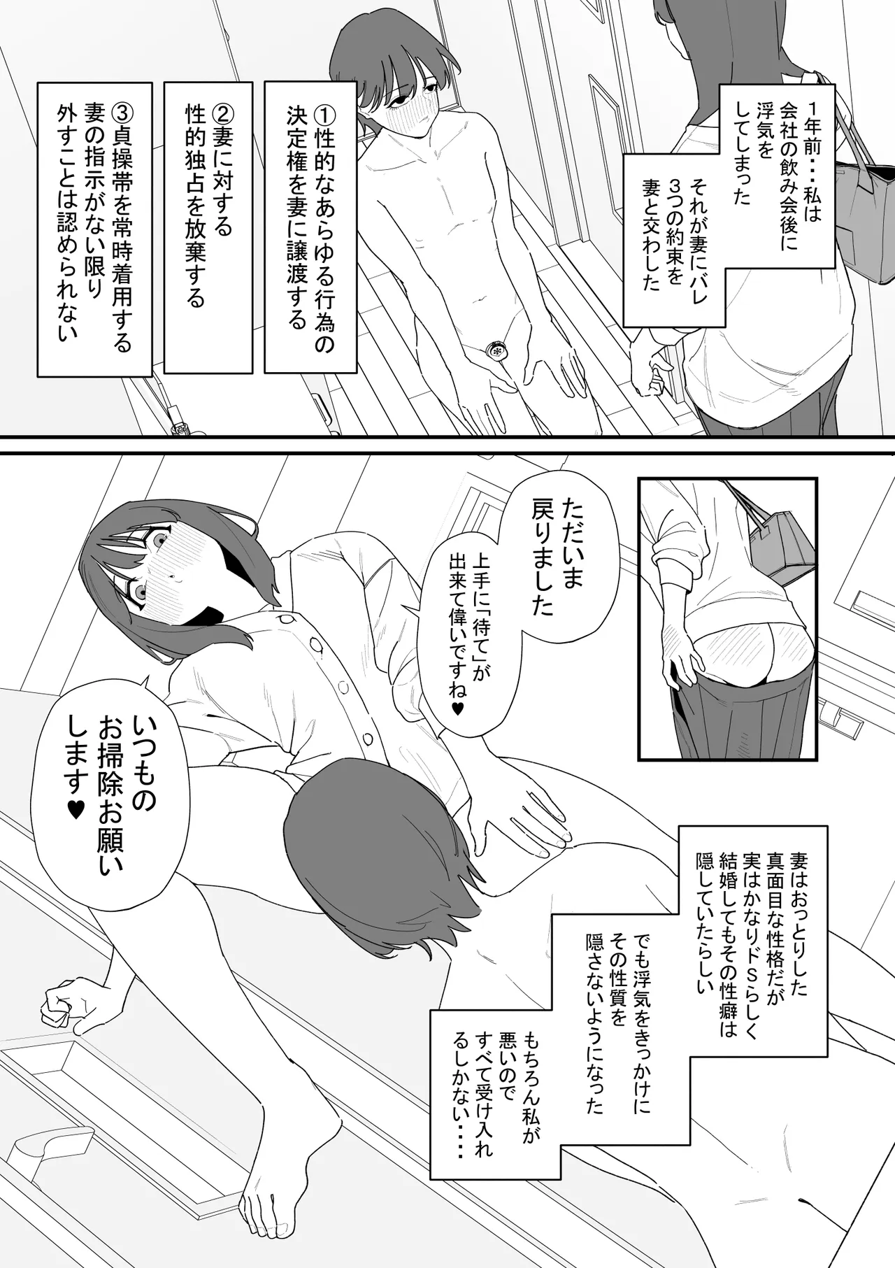 性処理道具にされた夫のメス化計画 - Страница 2