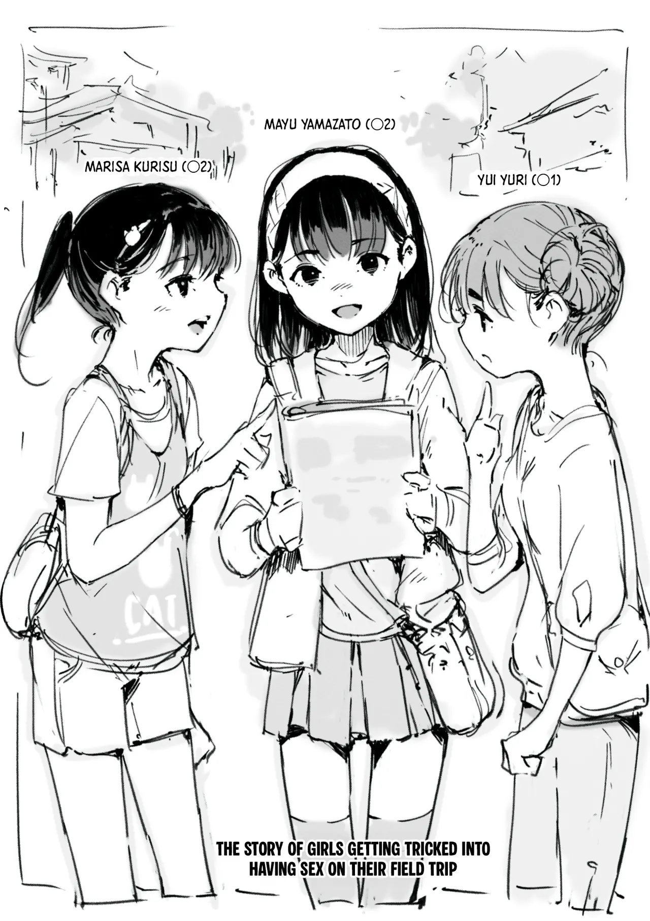 Shuugaku Ryokou-chuu no Shougakusei ga Damasarete Sex Shichau Hanashi｜The story of girls getting tricked into having sex on their field trip - Página 1