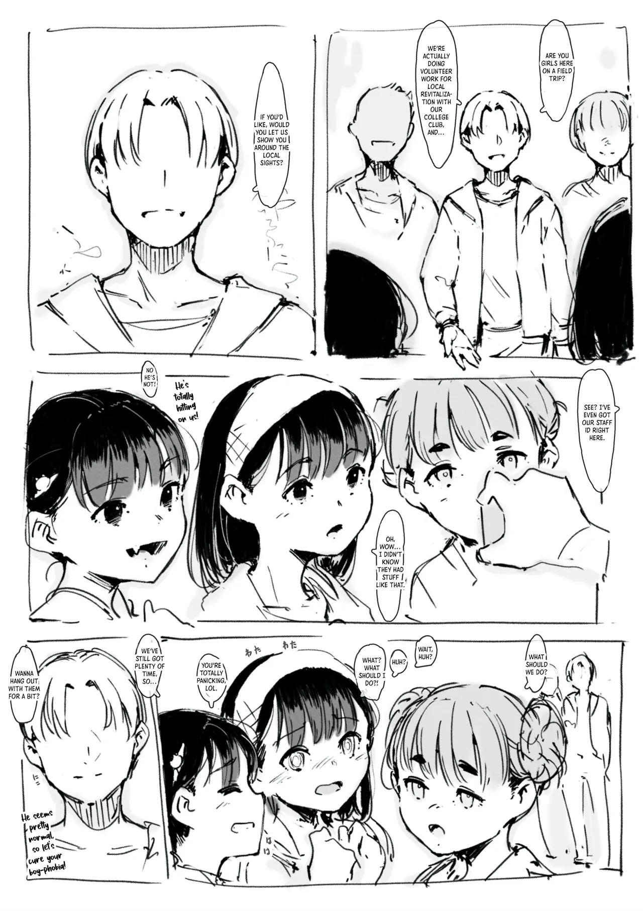 Shuugaku Ryokou-chuu no Shougakusei ga Damasarete Sex Shichau Hanashi｜The story of girls getting tricked into having sex on their field trip - Página 5