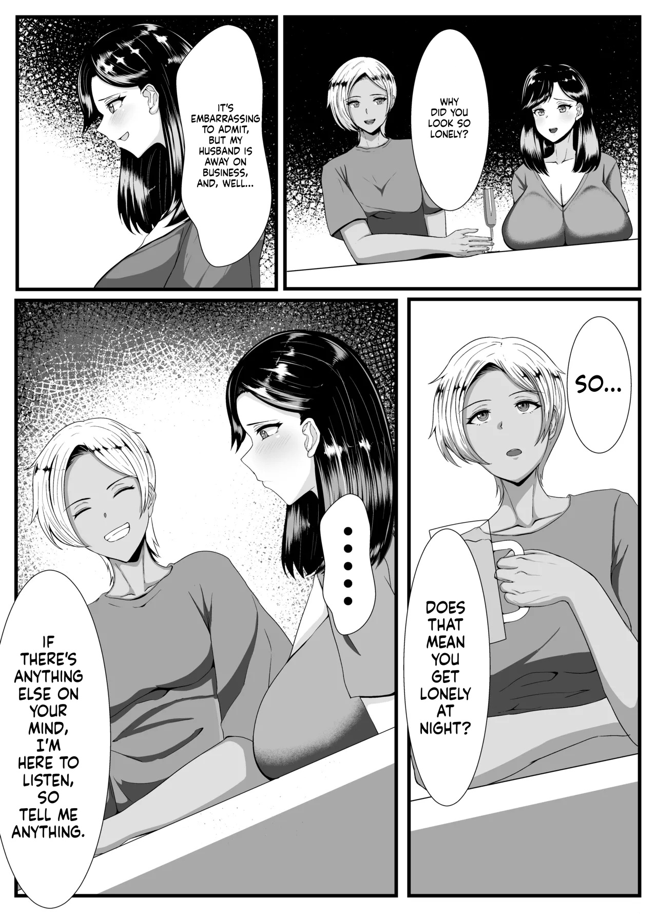 A dark-skinned futanari takes home a married woman - Seite 4