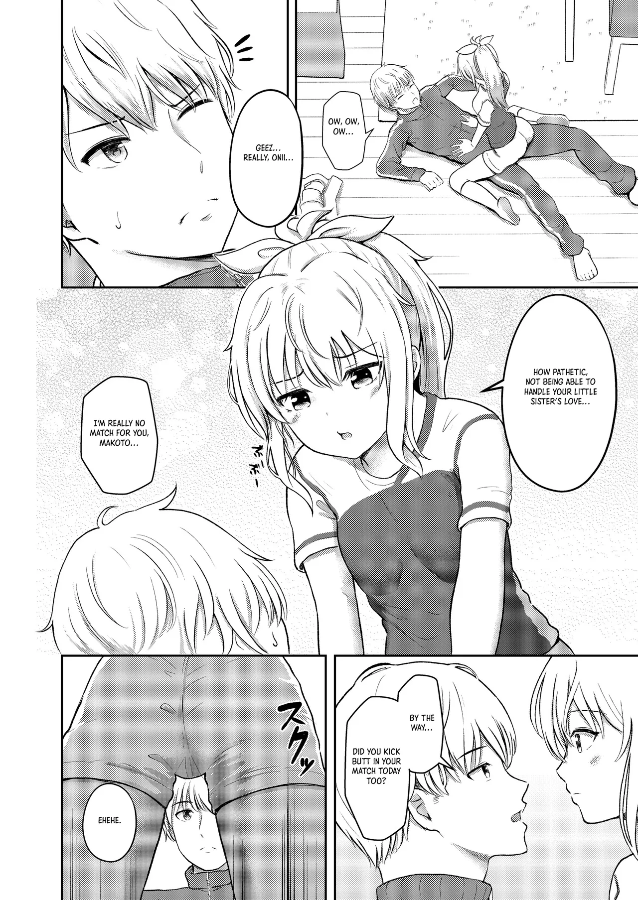Oyasumi Sister Onii-chan wa Imouto no Nioi ga Ki ni Natte Shikatanai!｜Goodnight, Sister: My Little Sister's Scent Is Driving Me Crazy!! - Pagina 4